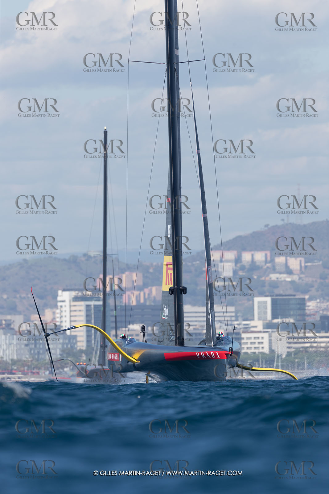 26 09 2024, Barcelona (ESP), 37th America's Cup, Louis Vuitton Cup Final, Race Day 1