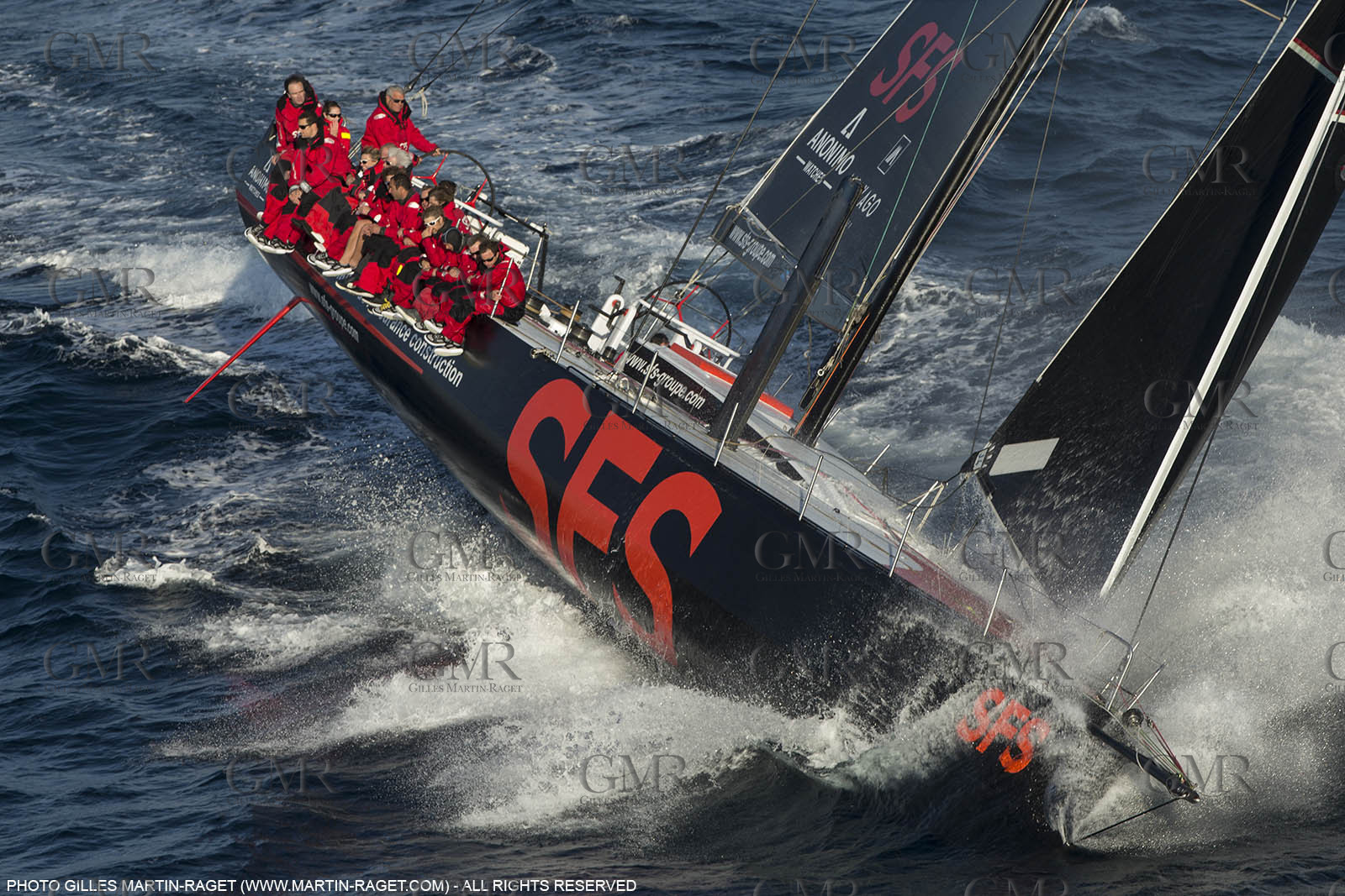 24 mars 2016   Marseille (FRA,13), SFS II (skipper Lionel Péan), last training before Marseille Sailing Week
