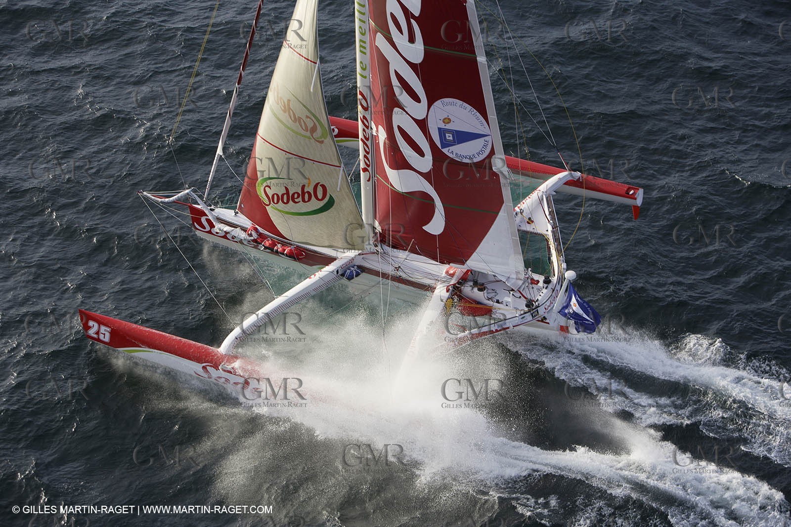 11 10 2008  -Lorient (FRA)  -  Multis Orma - Sodebo (Thomas Coville) - Route du Rhum 2006 training