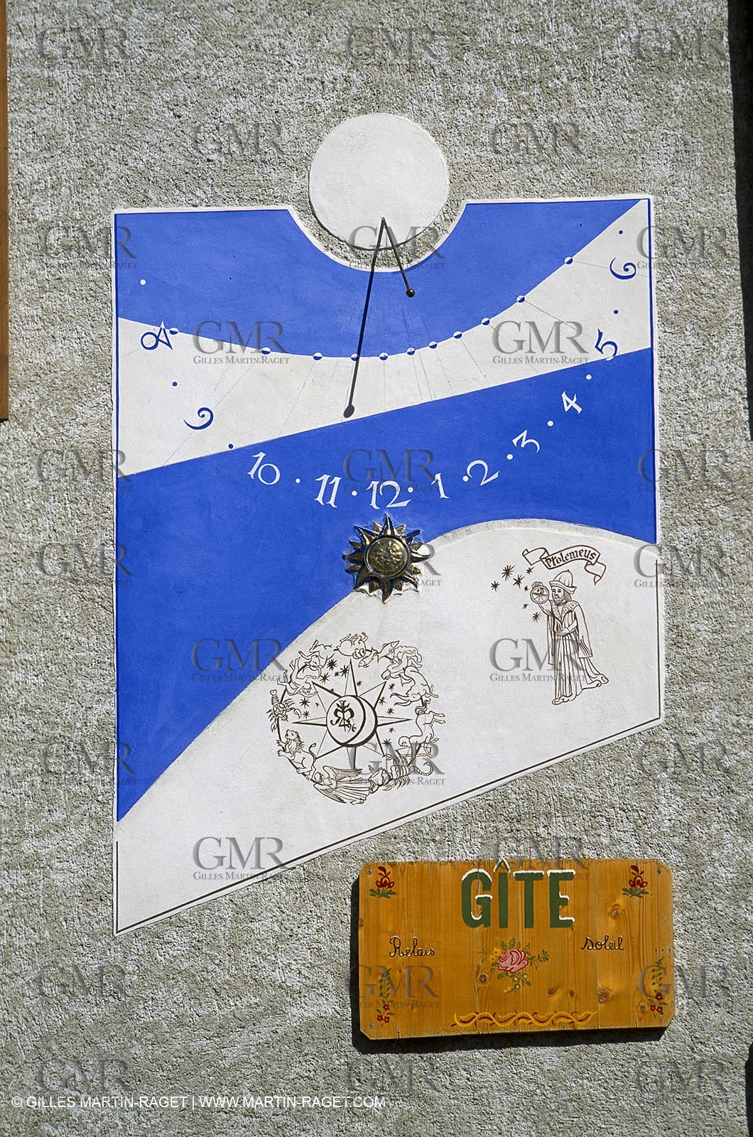 France - Southern Alps - Solar clocks