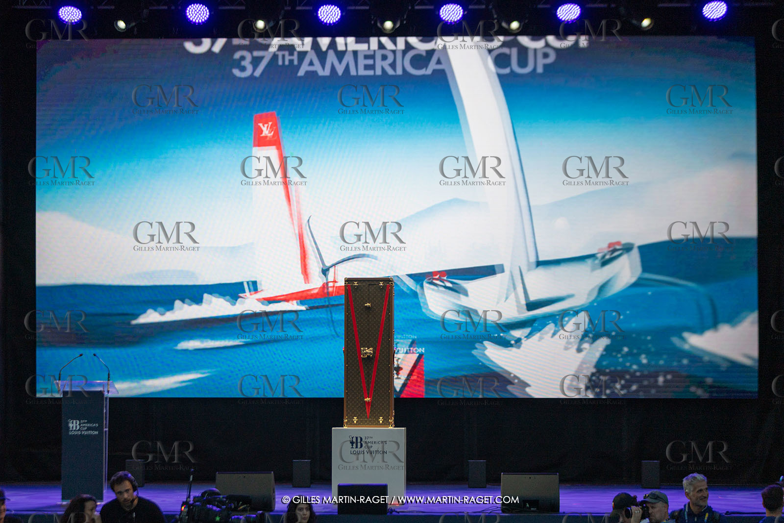 19 10 2024, Barcelona (ESP), Louis Vuitton 37th America's Cup, Final Match, Race Day 6 , Prizegiving