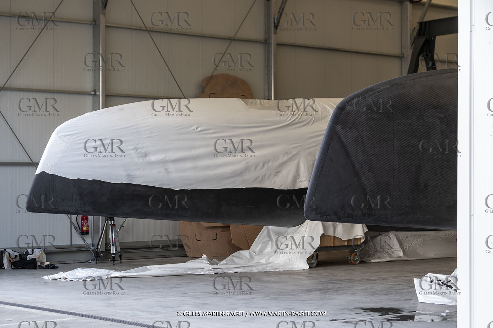 15 02 2022, La Grande Motte (FRA), Gunboat 80  1 hulls delivery