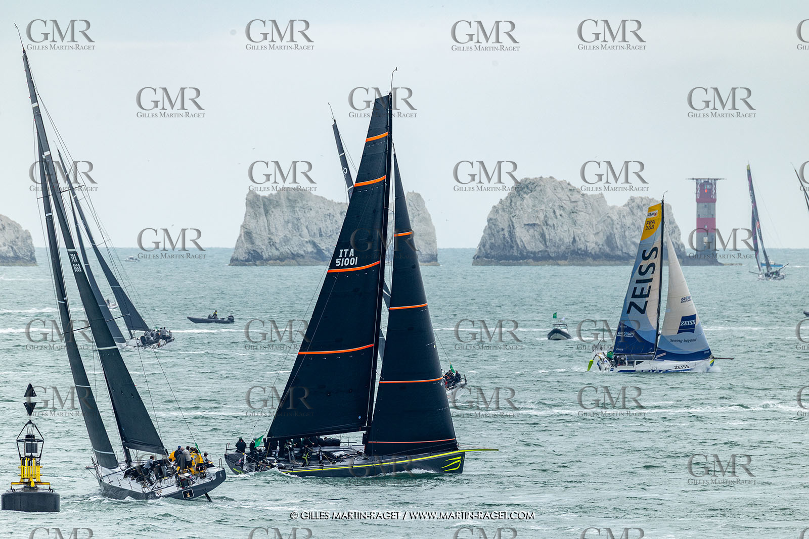 26 07 2025, Cowes (UK, IOW), Admiral's Cup 2025, Rolex Fastnet Race start,