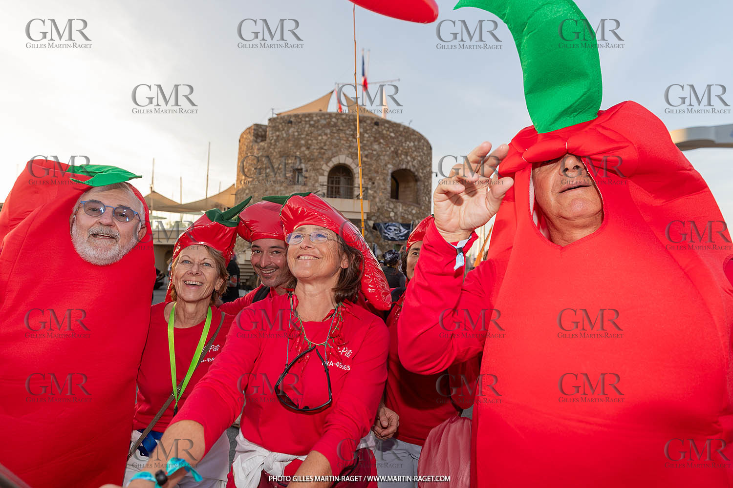 05 10 2023, Saint-Tropez (FRA,83), Les Voiles de Saint-Tropez 2023, RAce Day 5, Défilé des équipages