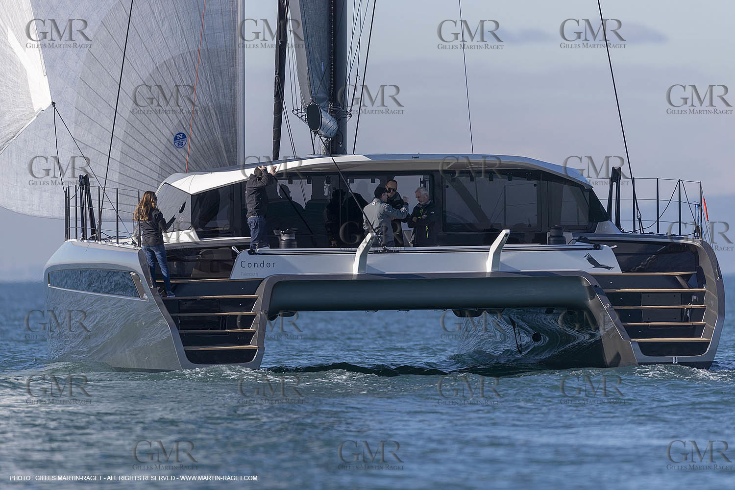 05 02 2019, La Grande Motte (FRA,34), Gunboat 68 sail testing  2