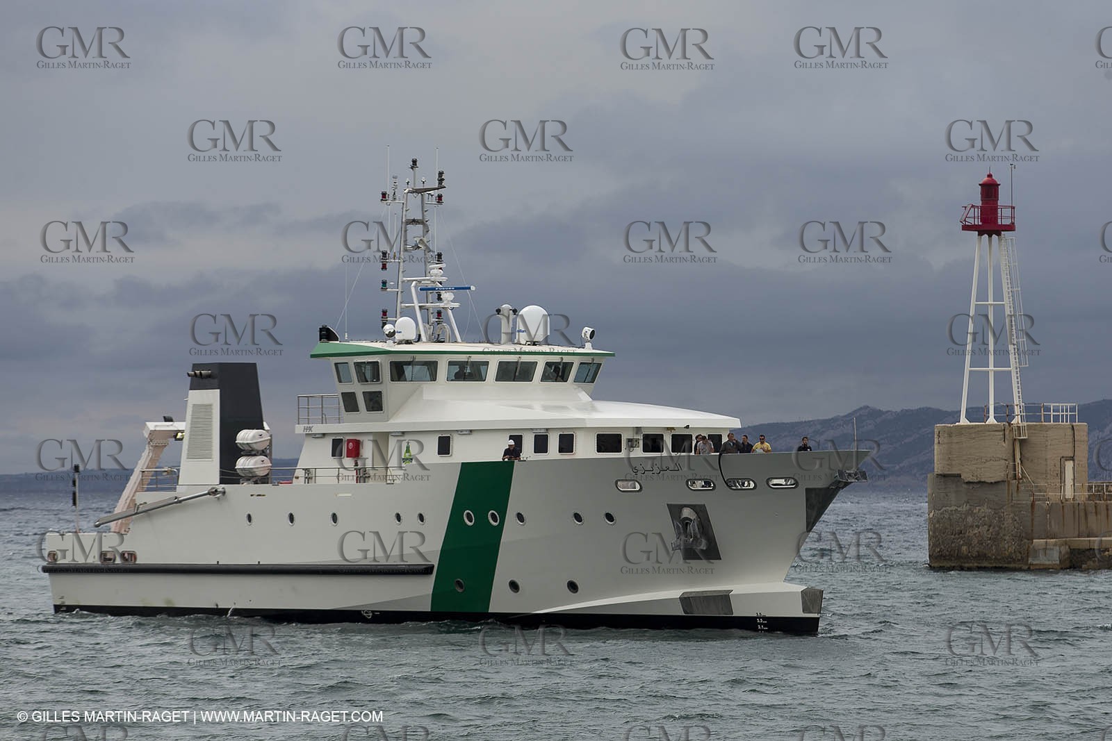 Al Azizi first sea trial - H2X boatyard - Oceanographjic research ship - La Ciotat (FRA,13) - 26 05 2014