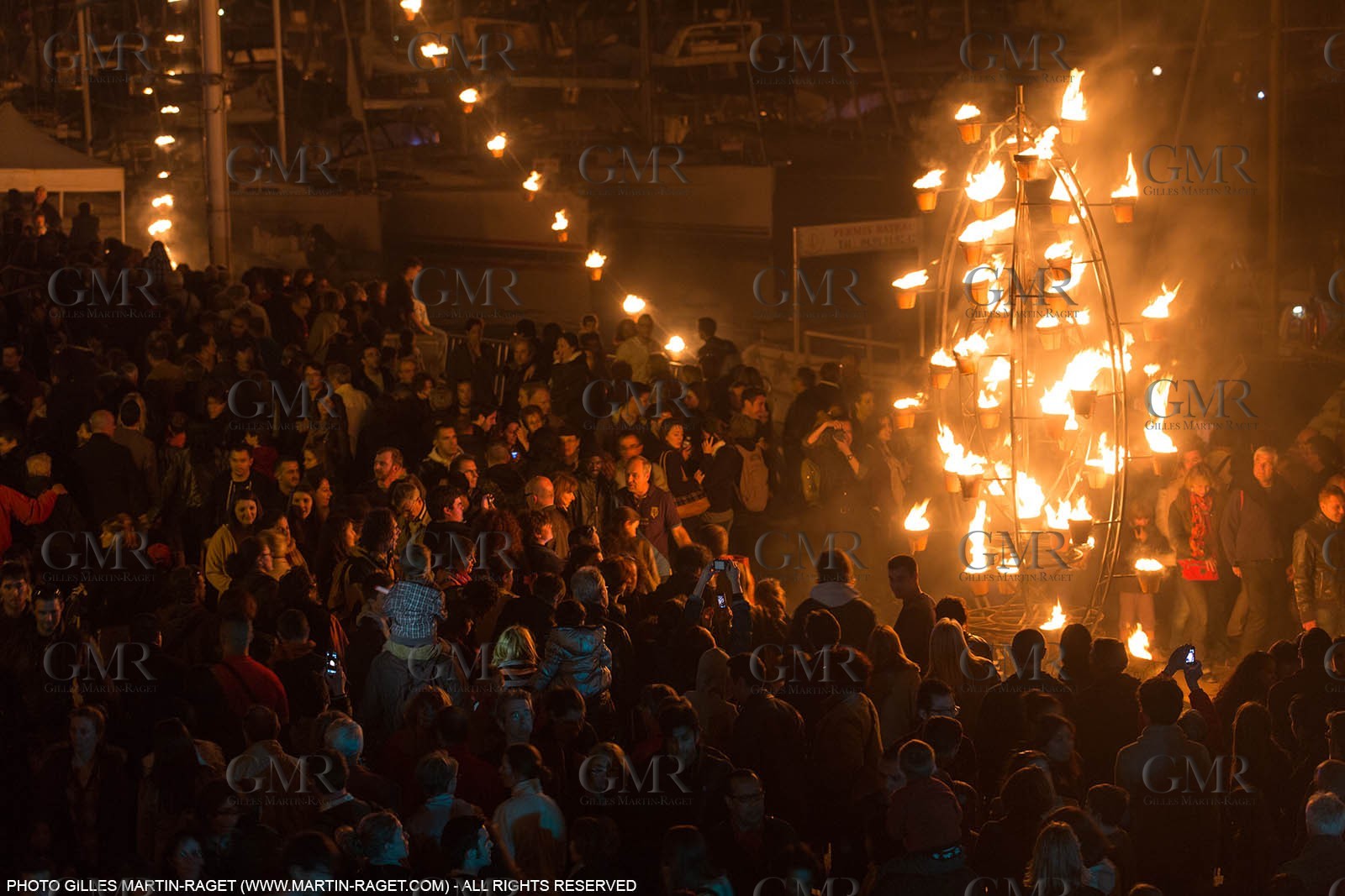 03 05 2013 - Marseille (FRA,13) - Marseille Provence 2013, Historical port Illumination by Company Carabosse