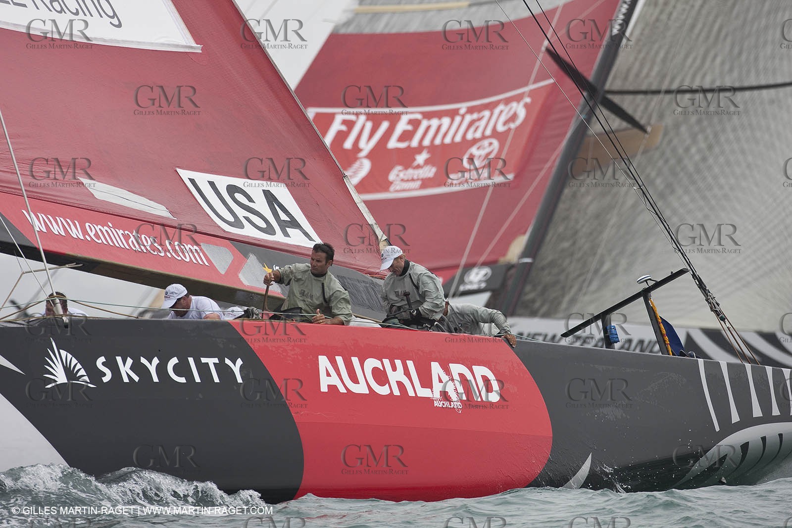 09 02 2009 - Auckland (NZL) -  Louis Vuitton Pacific Series -  Racing Day 9 - Round Robin 2