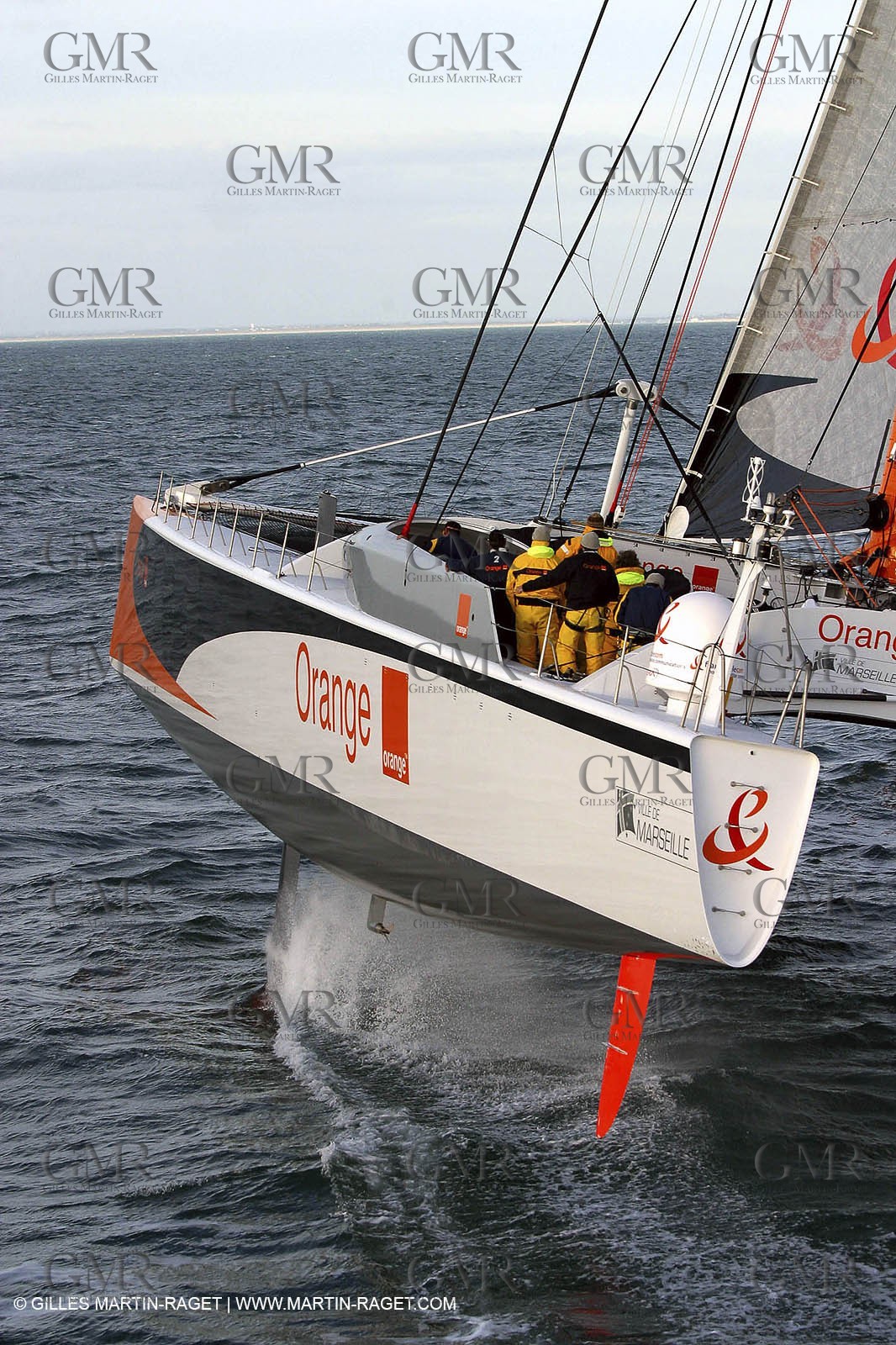 La Trinité   Mer - Orange II - 1st sea trials