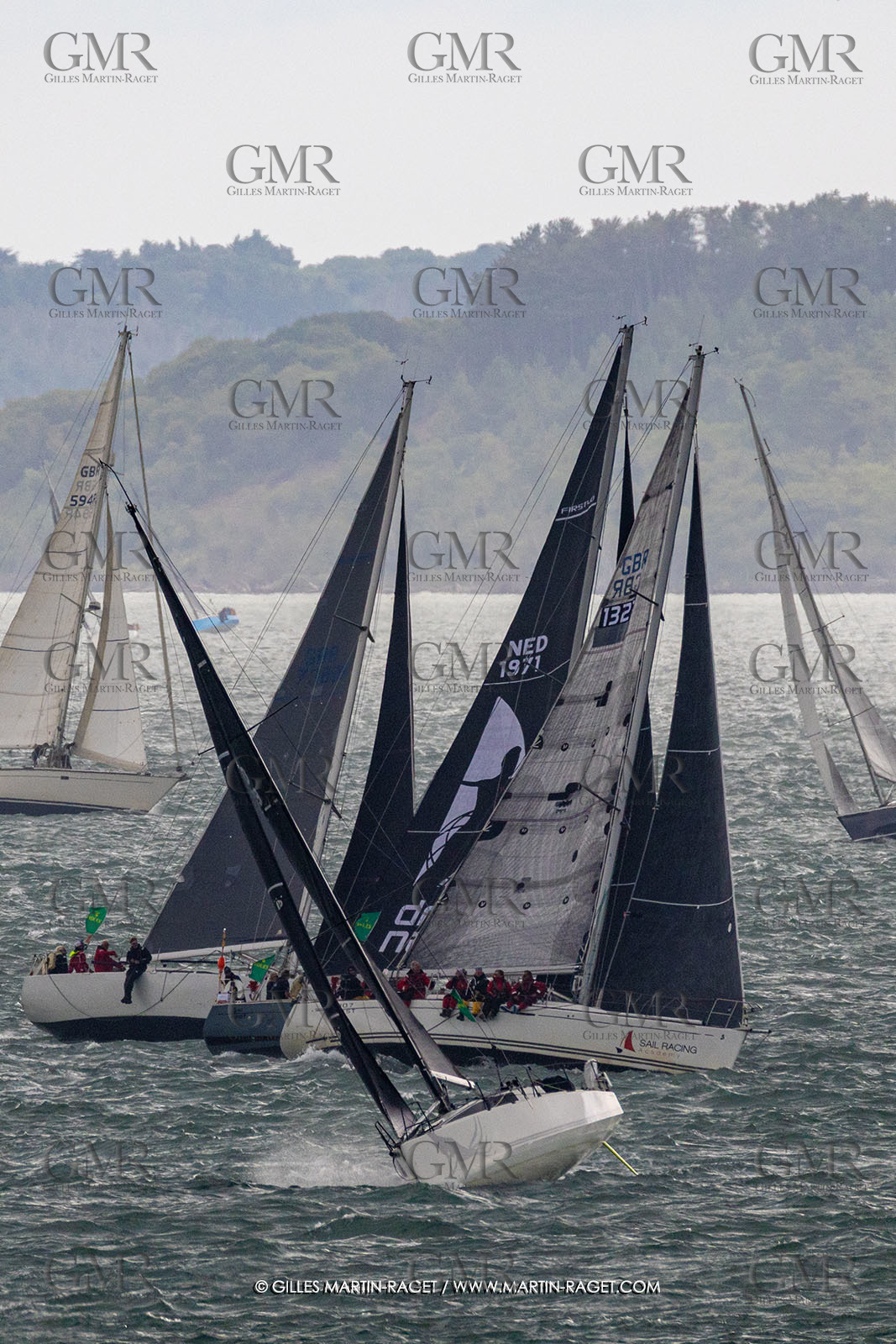 26 07 2025, Cowes (UK, IOW), Admiral's Cup 2025, Rolex Fastnet Race start,