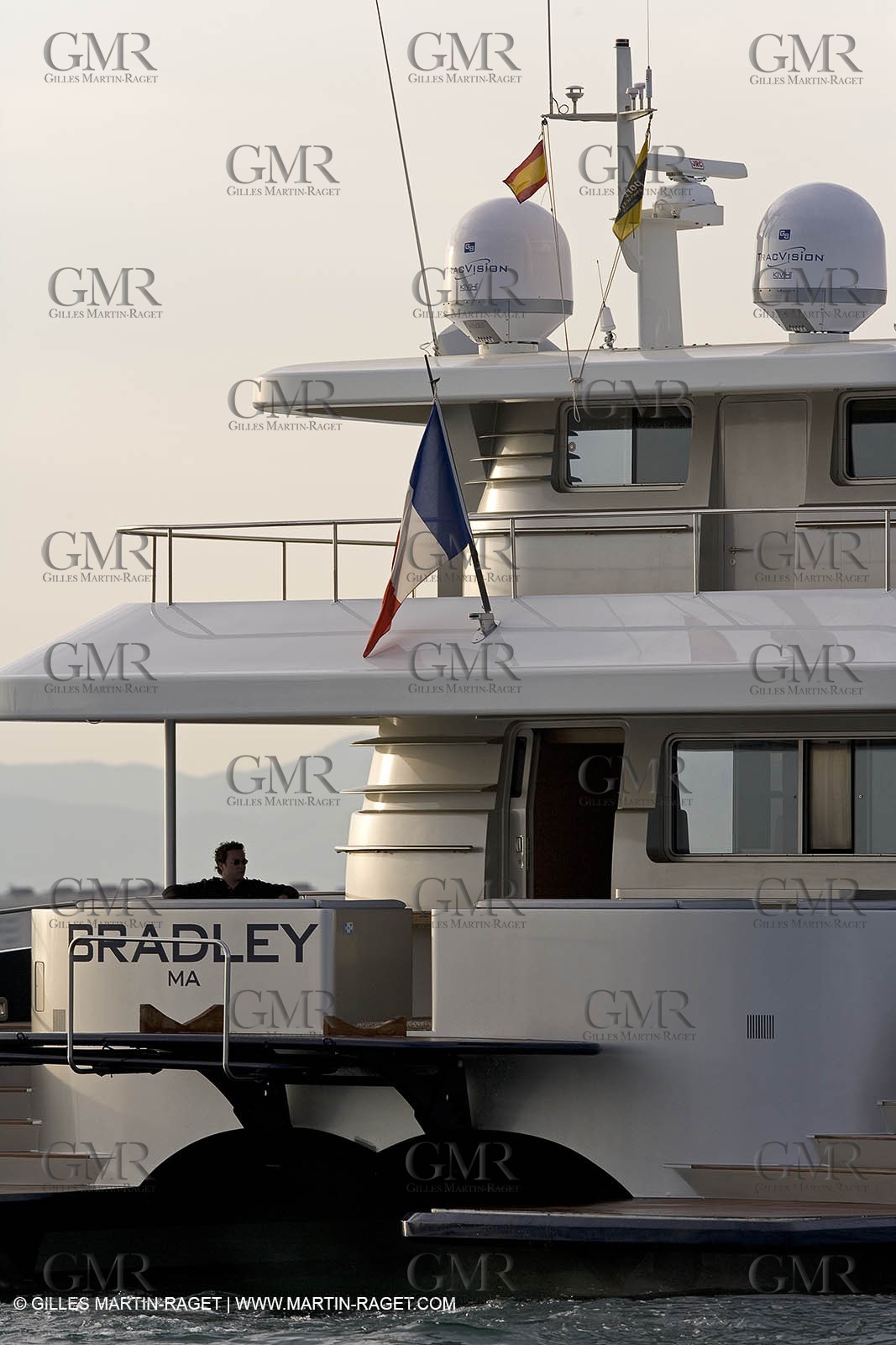 11 06 2007 - Valencia (Spain) - Super Yacht Catamaran Bradley, Gilles Vaton design built by H2X in la Ciotat (France)