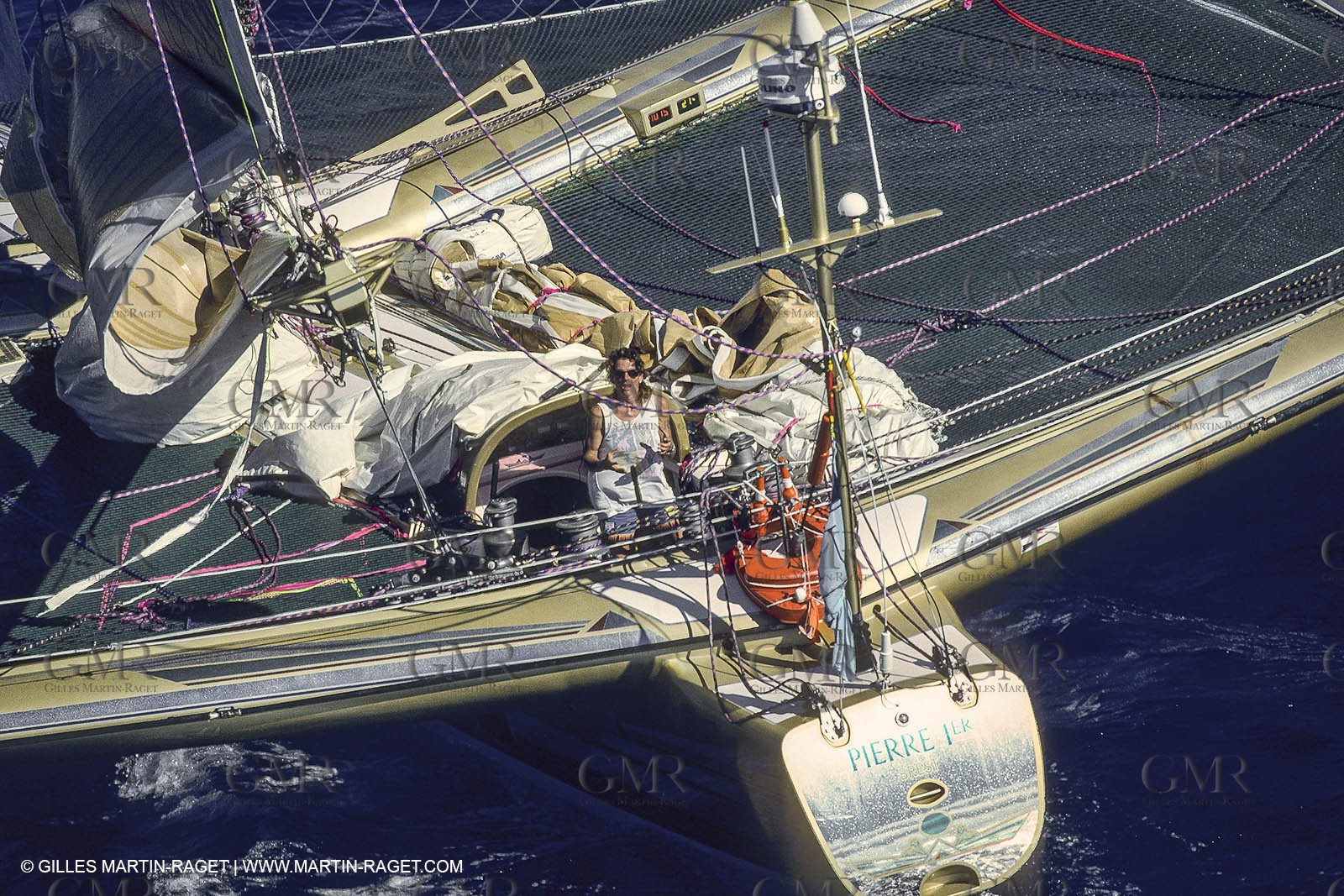 Sailing, Offshore Racing, Route du Rhum 1990, Groupe Pierre 1er, Florence Arthaud