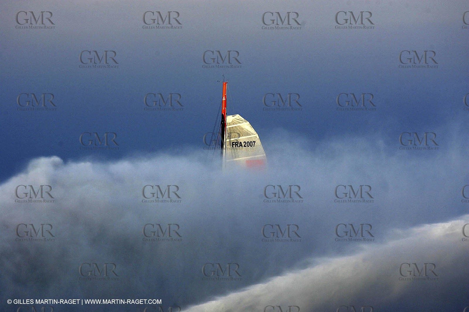 Orange II - 2005 Jules Verne Trophy finish in Brest - At sea