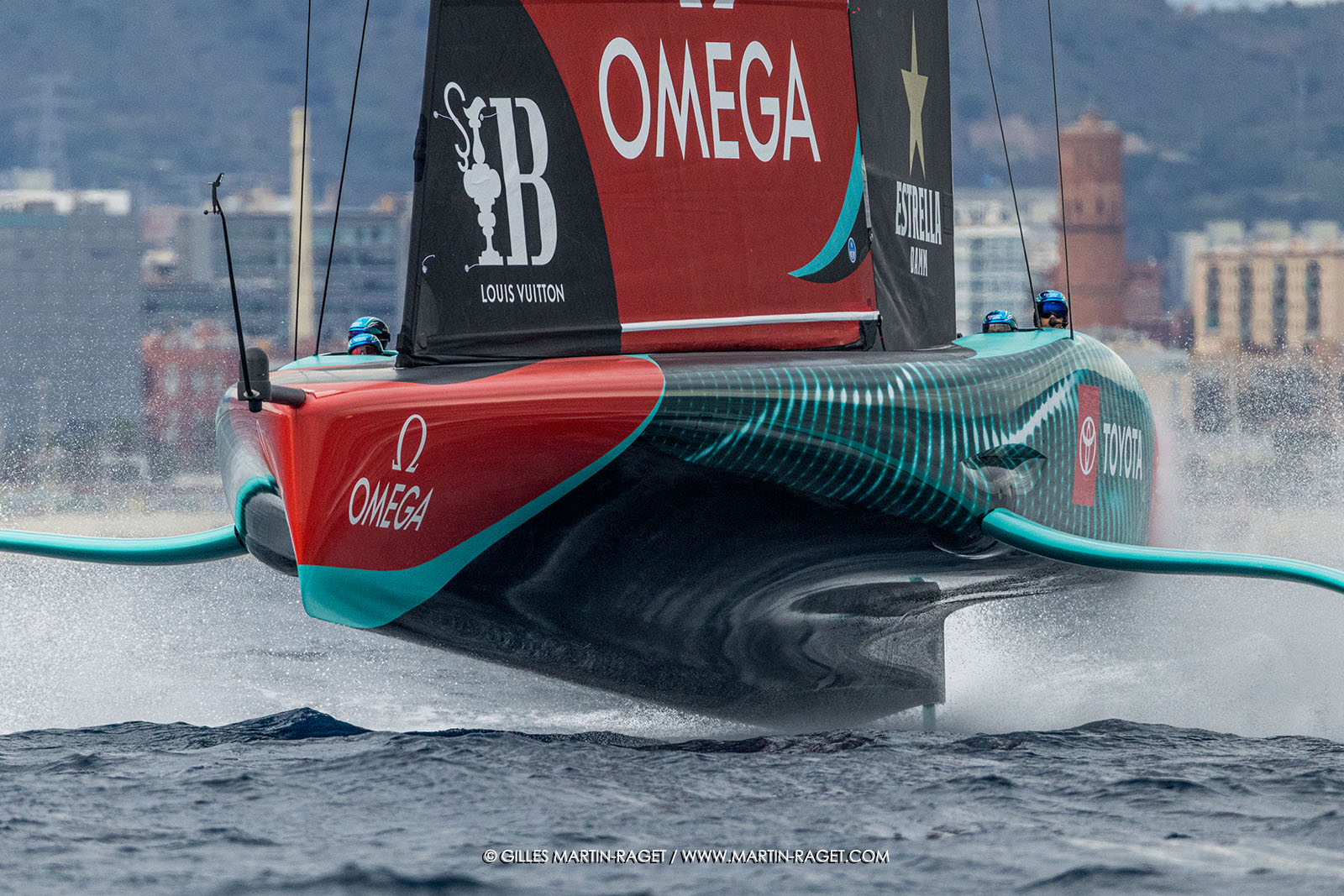 18 10 2024, Barcelona (ESP), Louis Vuitton 37th America's Cup, Final Match, Race Day 5, Race 8