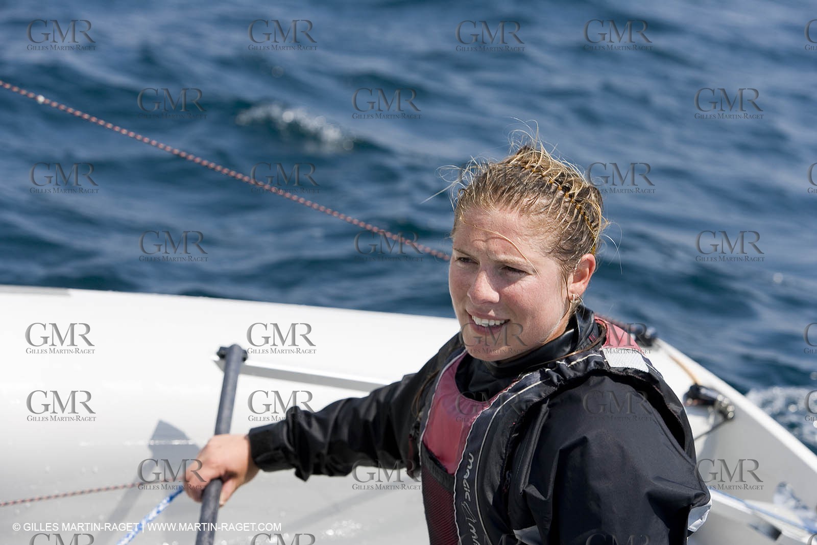 27 04 2007 - 2007 Semaine Olympique Française - Hyères (South of France) - Day 6 - Medal Race - Team France - Lecointre-Lemaître