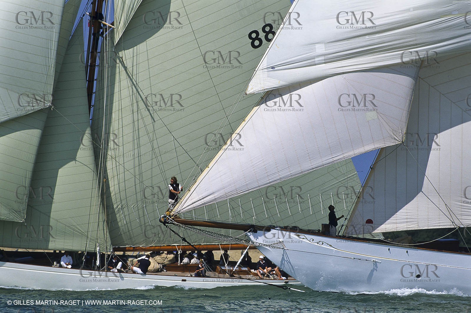 Sailing, Classic yachts, Voiles de Saint-Tropez 2003