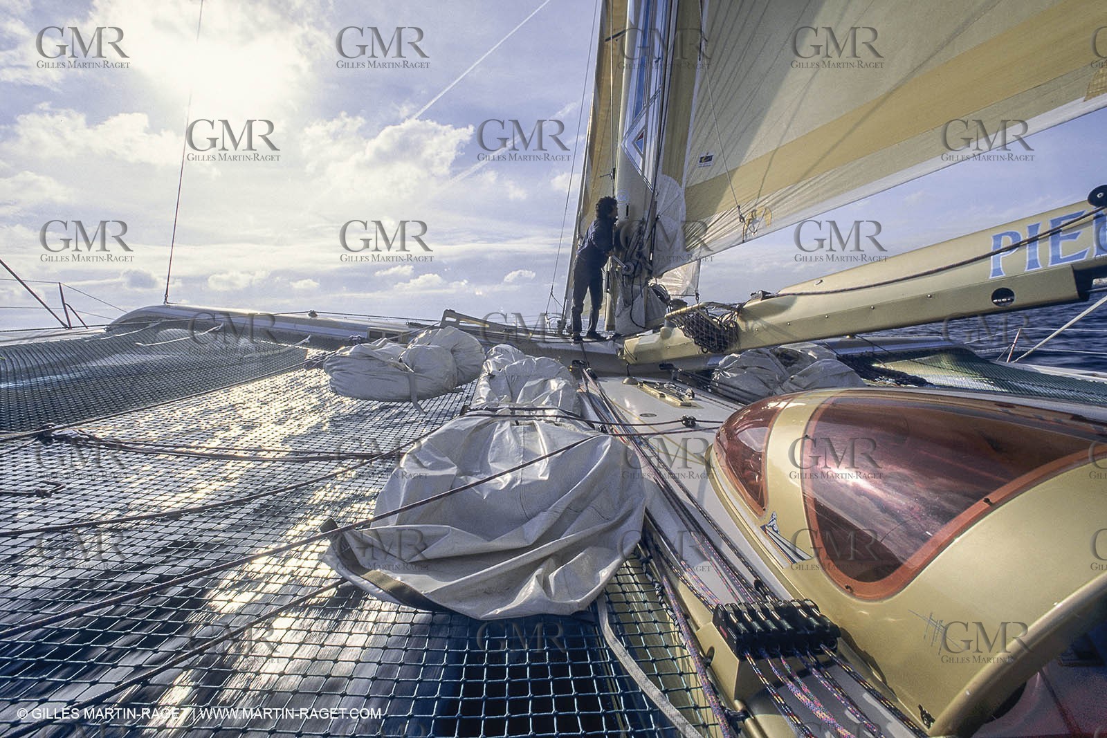 Sailing, Offshore Racing, Route du Rhum 1990, Groupe Pierre 1er, Florence Arthaud