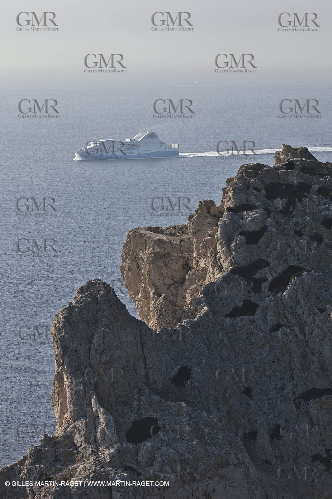 14 01 2012 - Marseille (FRA,13) - La Meridionale shipping company - the Piana off Marseille and the Calanques