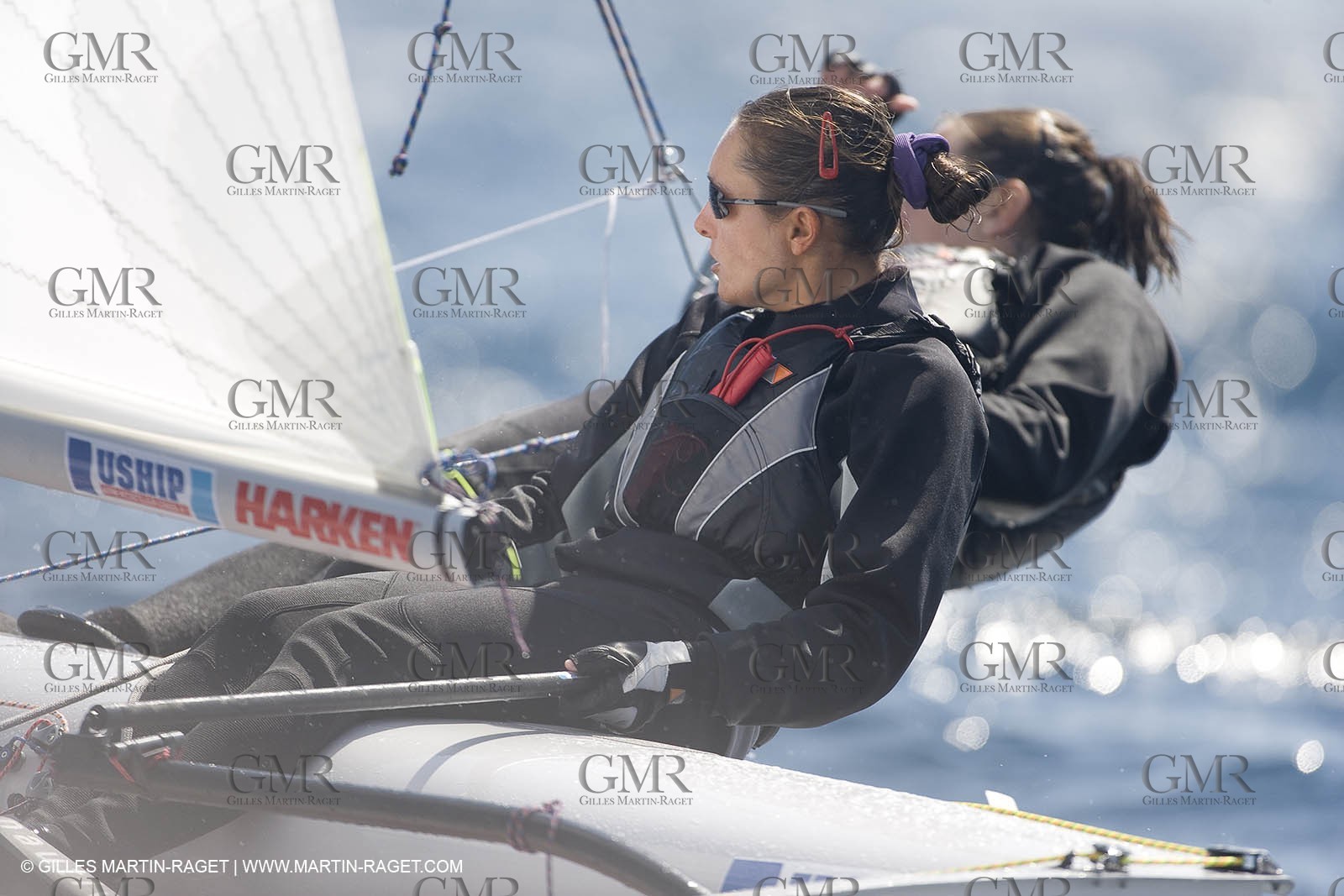 27 04 2007 - 2007 Semaine Olympique Française - Hyères (South of France) - Day 6 - Medal Race - Team France - Petitjean-Douroux