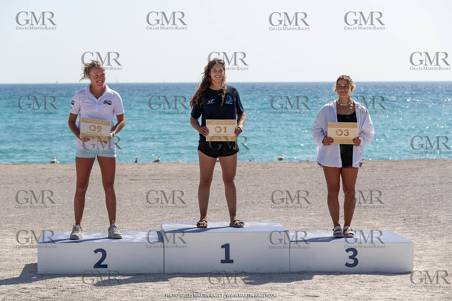 16 07 2023, Marseille, (FRA), Paris 2024 Olympic Games 2024 Sailing Test Event, Day 8, Medal race IQ Foil Women