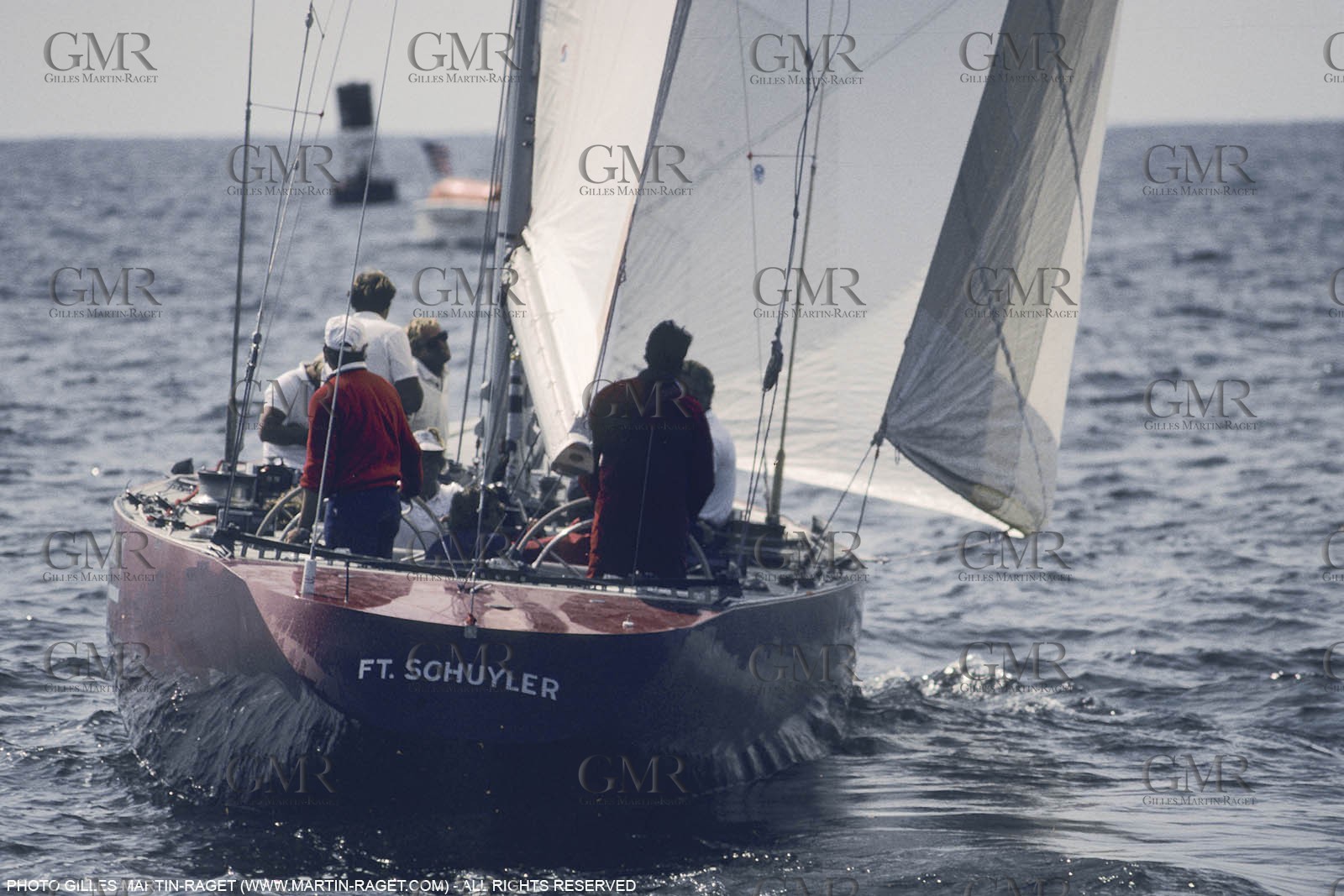 Sailing, Yacht Racing, America's Cup XVI, Newport (USA,RI), 1983, Australia II Vs Liberty