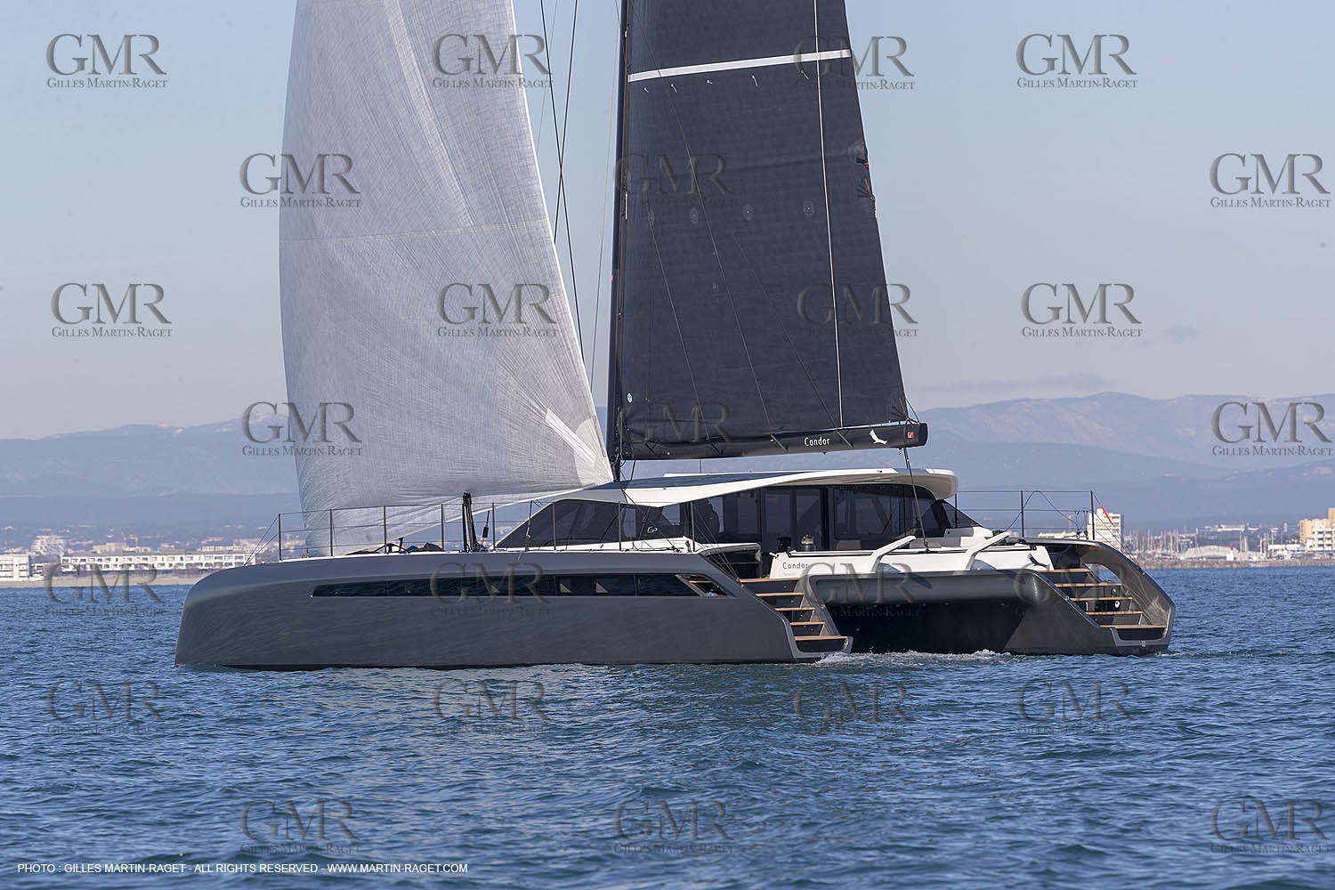 05 02 2019, La Grande Motte (FRA,34), Gunboat 68 sail testing  2