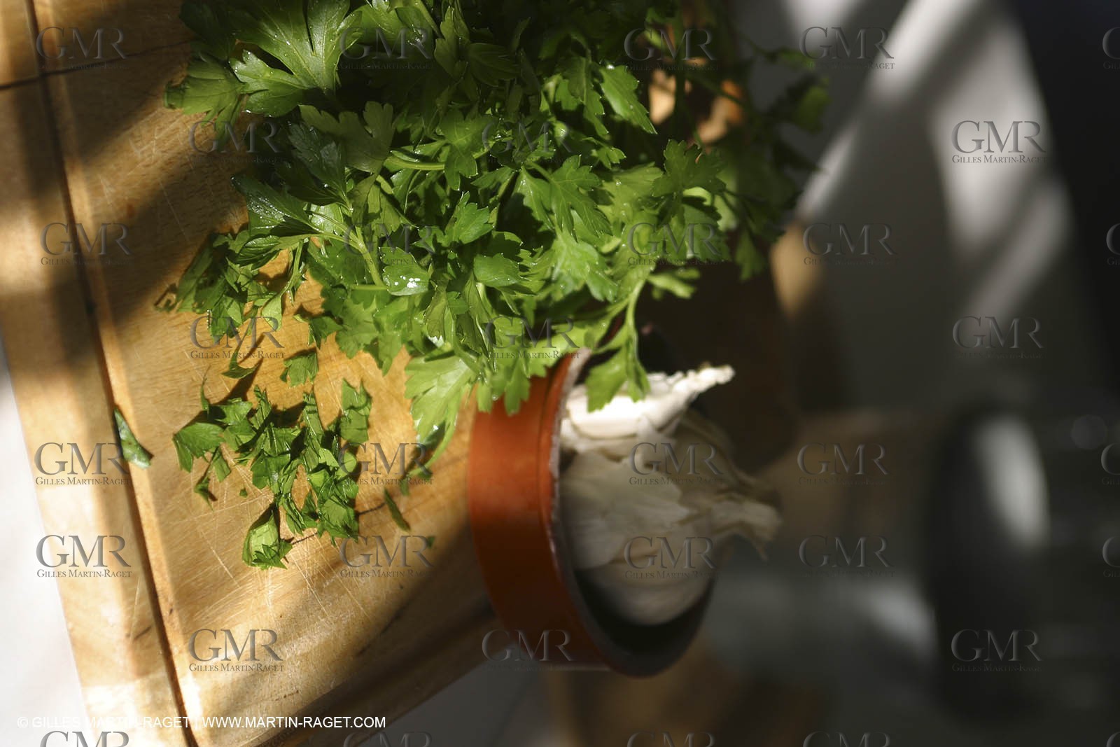 Cooking herbes from Provence - Garlic and Parsley