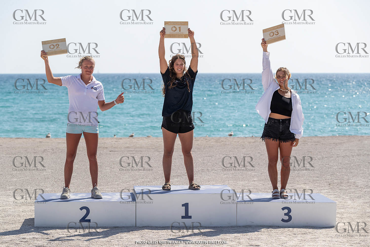 16 07 2023, Marseille, (FRA), Paris 2024 Olympic Games 2024 Sailing Test Event, Day 8, Medal race IQ Foil Women