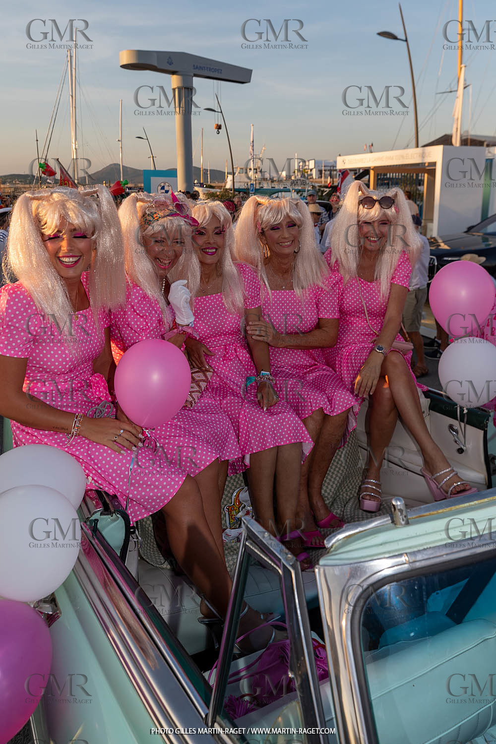 05 10 2023, Saint-Tropez (FRA,83), Les Voiles de Saint-Tropez 2023, RAce Day 5, Défilé des équipages