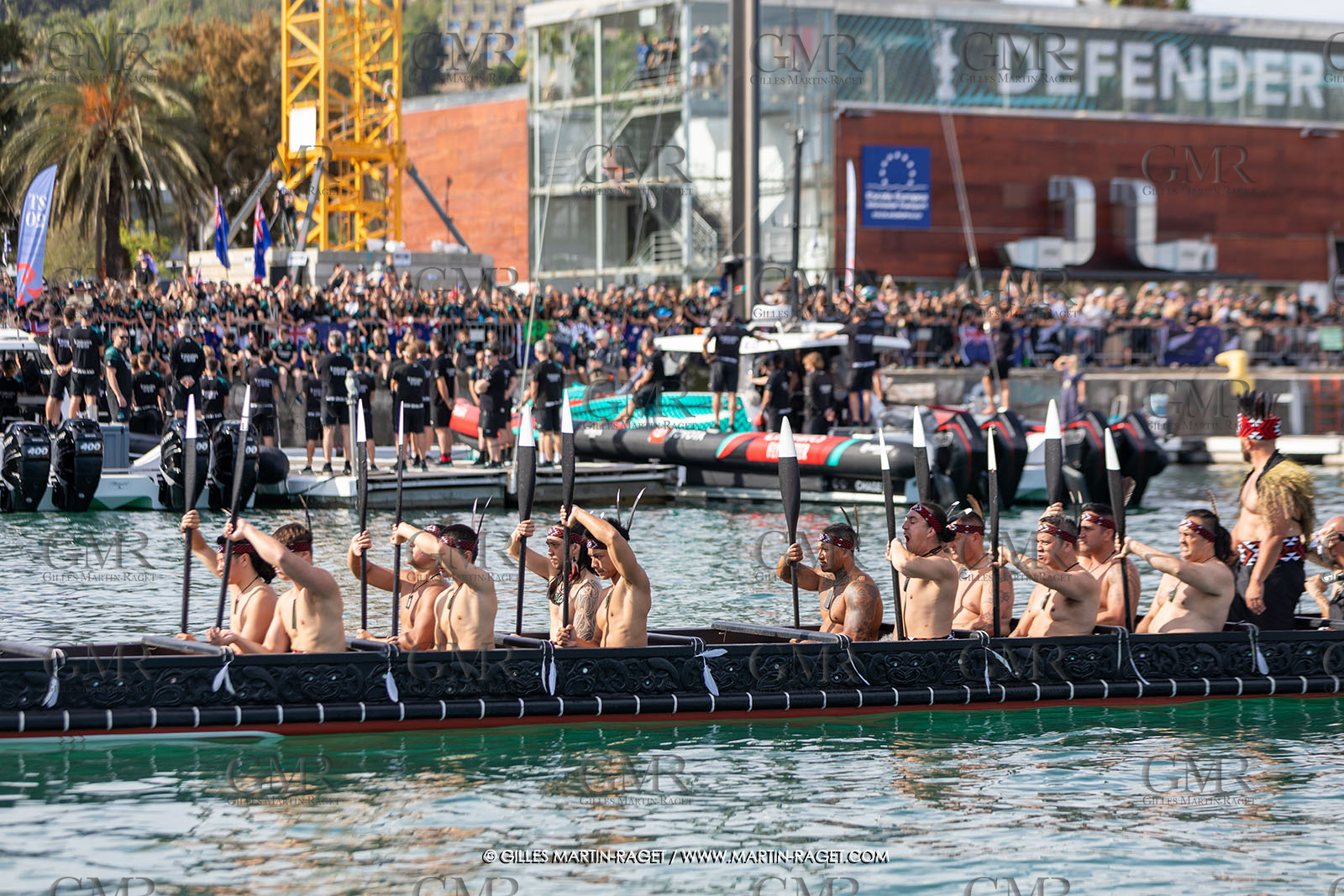 19 10 2024, Barcelona (ESP), Louis Vuitton 37th America's Cup, Final Match, Race Day 6, Dock out