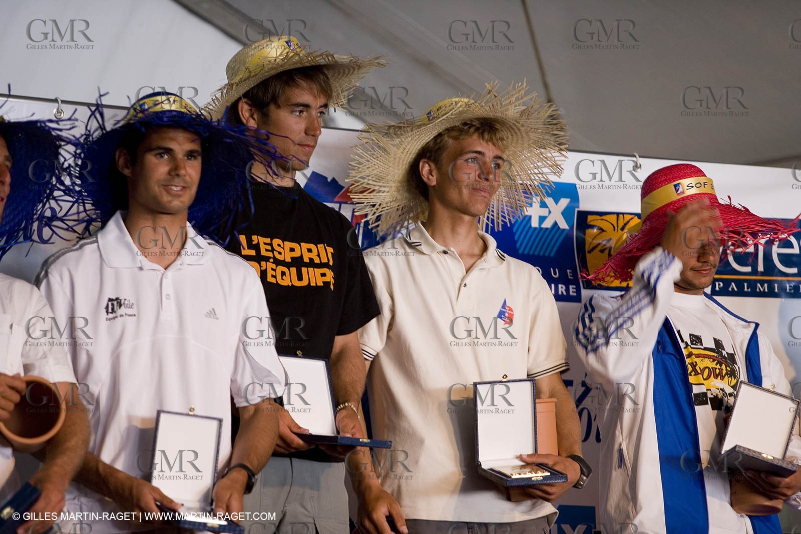 27 04 2007 - 2007 Semaine Olympique Française - Hyères (South of France) - Day 6 - Medal Race - Team France - 470 Homme - Leboucher-Garos
