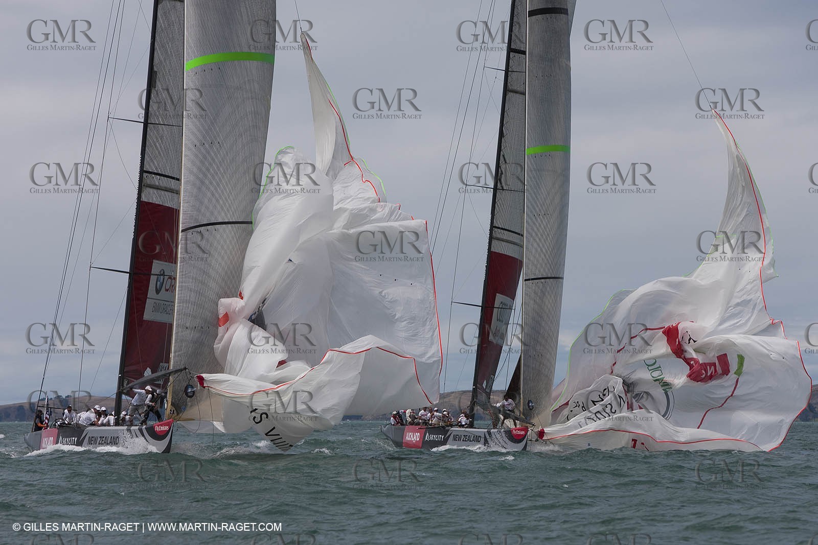 11 02 2009 - Auckland (NZL) -  Louis Vuitton Pacific Series -  Racing Day 11 - sail off