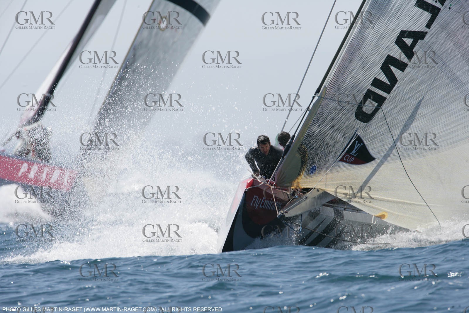 7 05 2007-Valencia (Spain)- 32nd America's Cup - Louis Vuitton Cup - RR2 - Day 9 - BMW ORACLE Racing