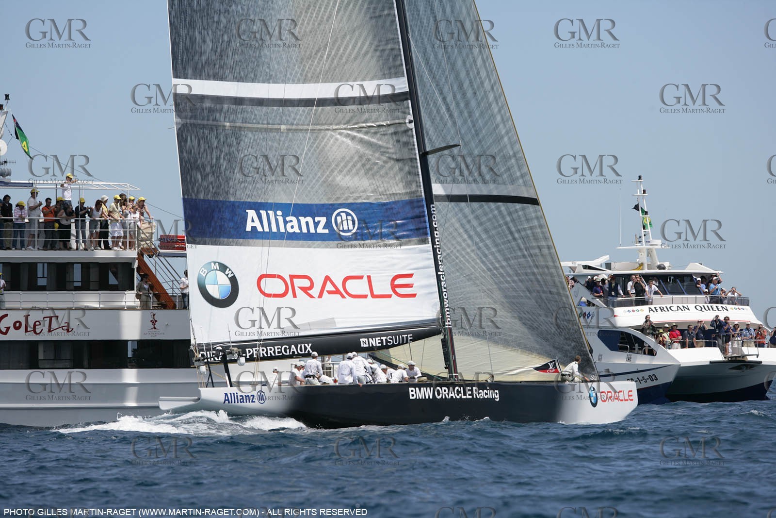 14 05 2007-Valencia (Spain)- 32nd America's Cup - Louis Vuitton Cup - Semi-final - Day 1 - BMW ORACLE racing