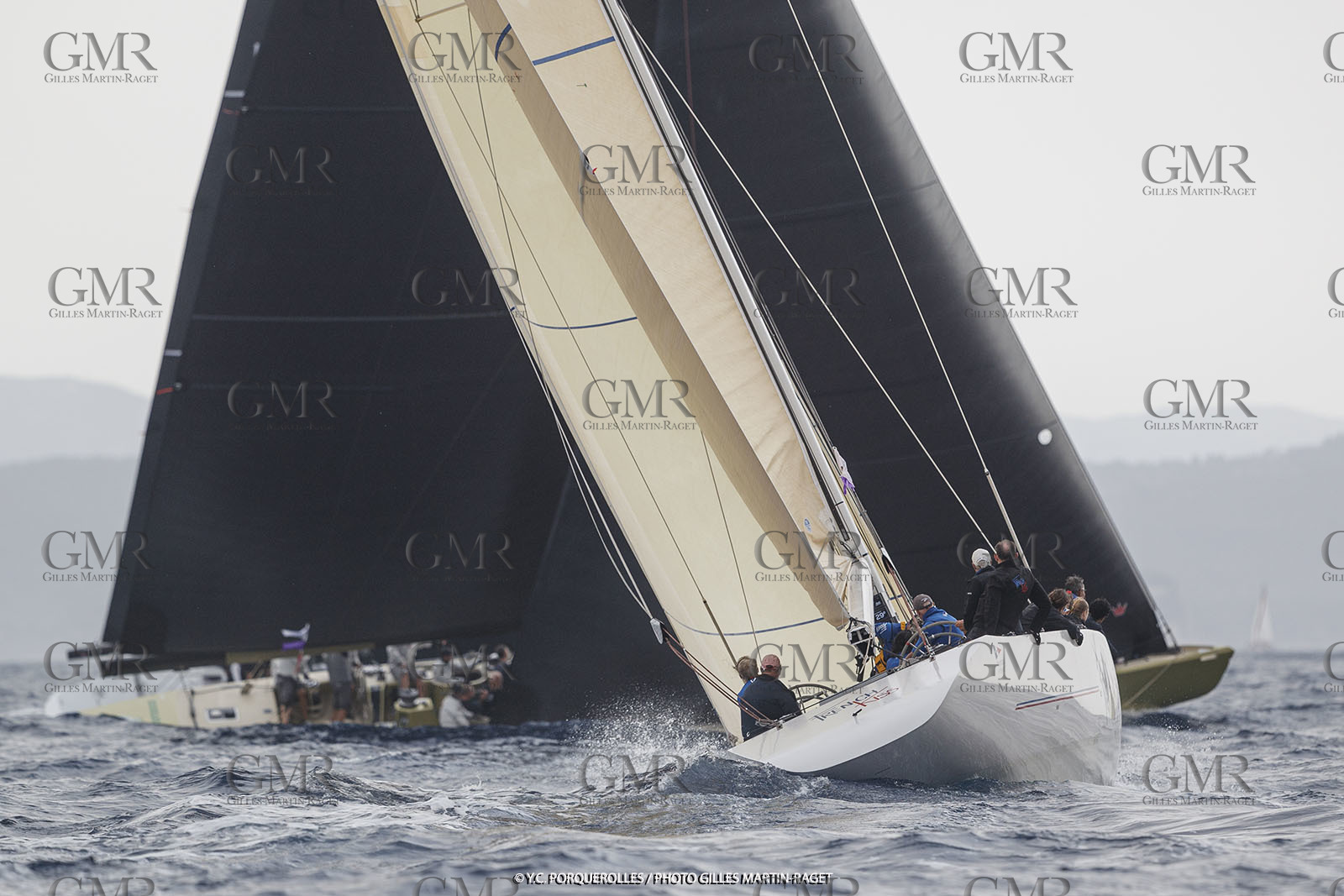 19 06 2024, Porquerolles Island (FRA), Championnat du monde des 12 m JI 2024, Race Day 1