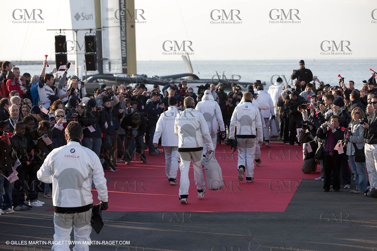 11 02 2010 - Valencia (ESP) - 33rd America's Cup - BMW ORACLE Racing - Day off 2