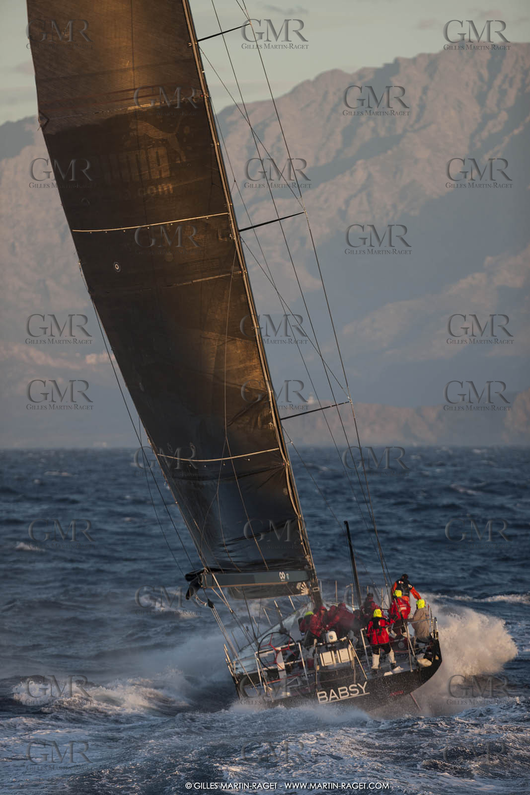 09 10 2017, Calvi (FRA,20), VOR 70 Babsy, Tentative de record autour de la Corse à la voile, skipper Franck Cammas