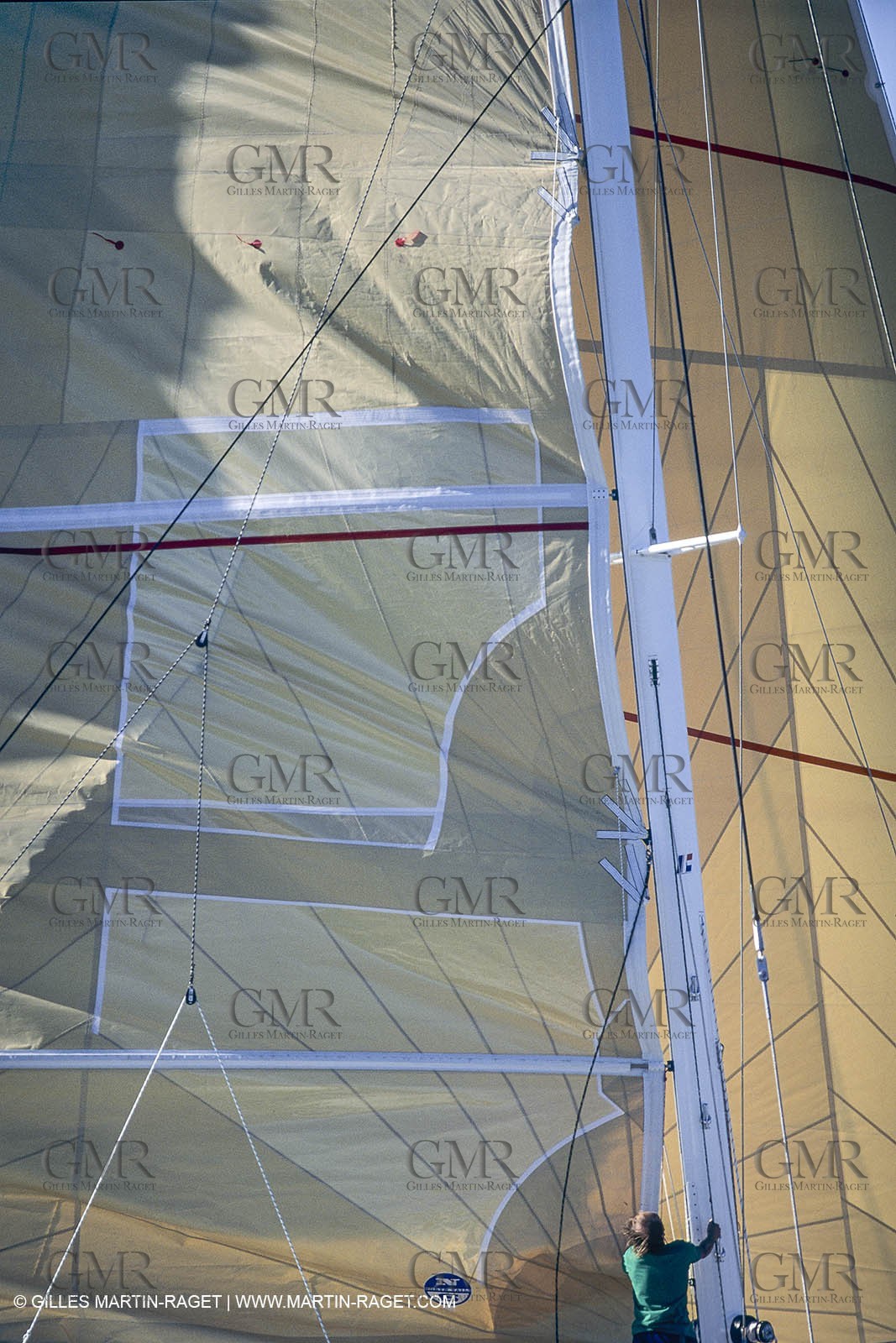 Sailing, Offshore Racing, Route du Rhum 1990, Fujichrome, Mike Birch