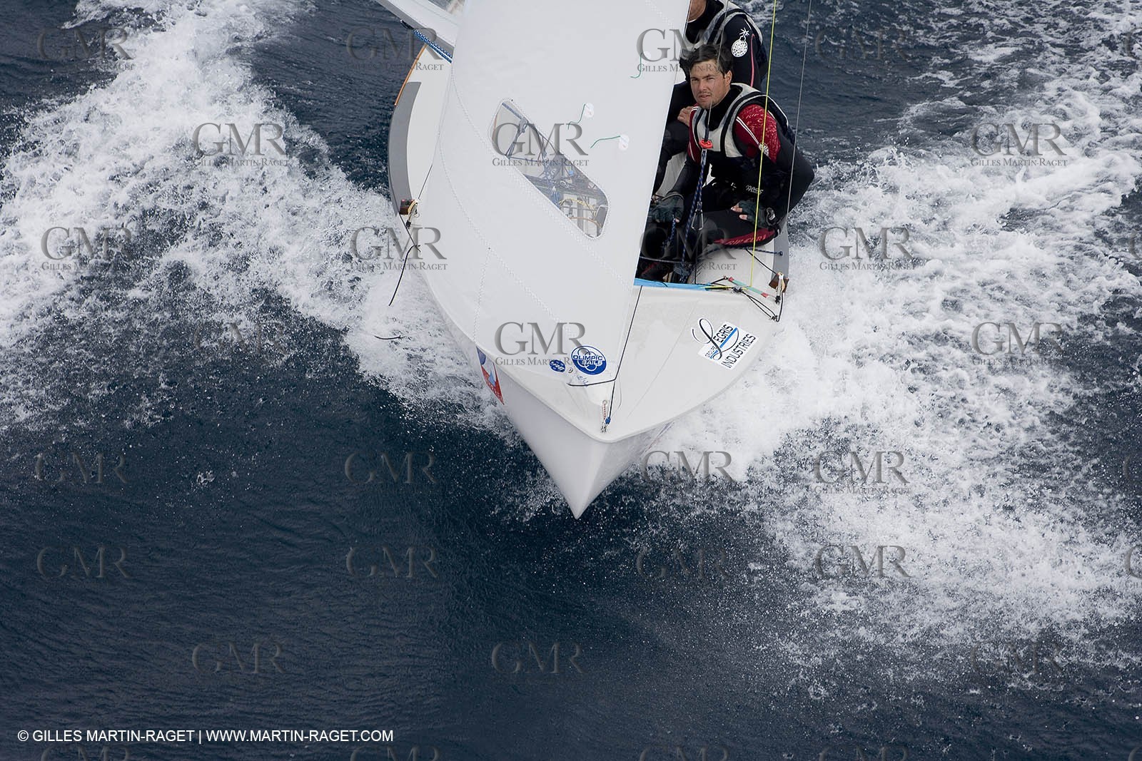26 04 2007 - 2007 Semaine Olympique Française - Hyères (South of France) - Day 5 - Team France - 470 Homme - Bonnaud-Bonnaud