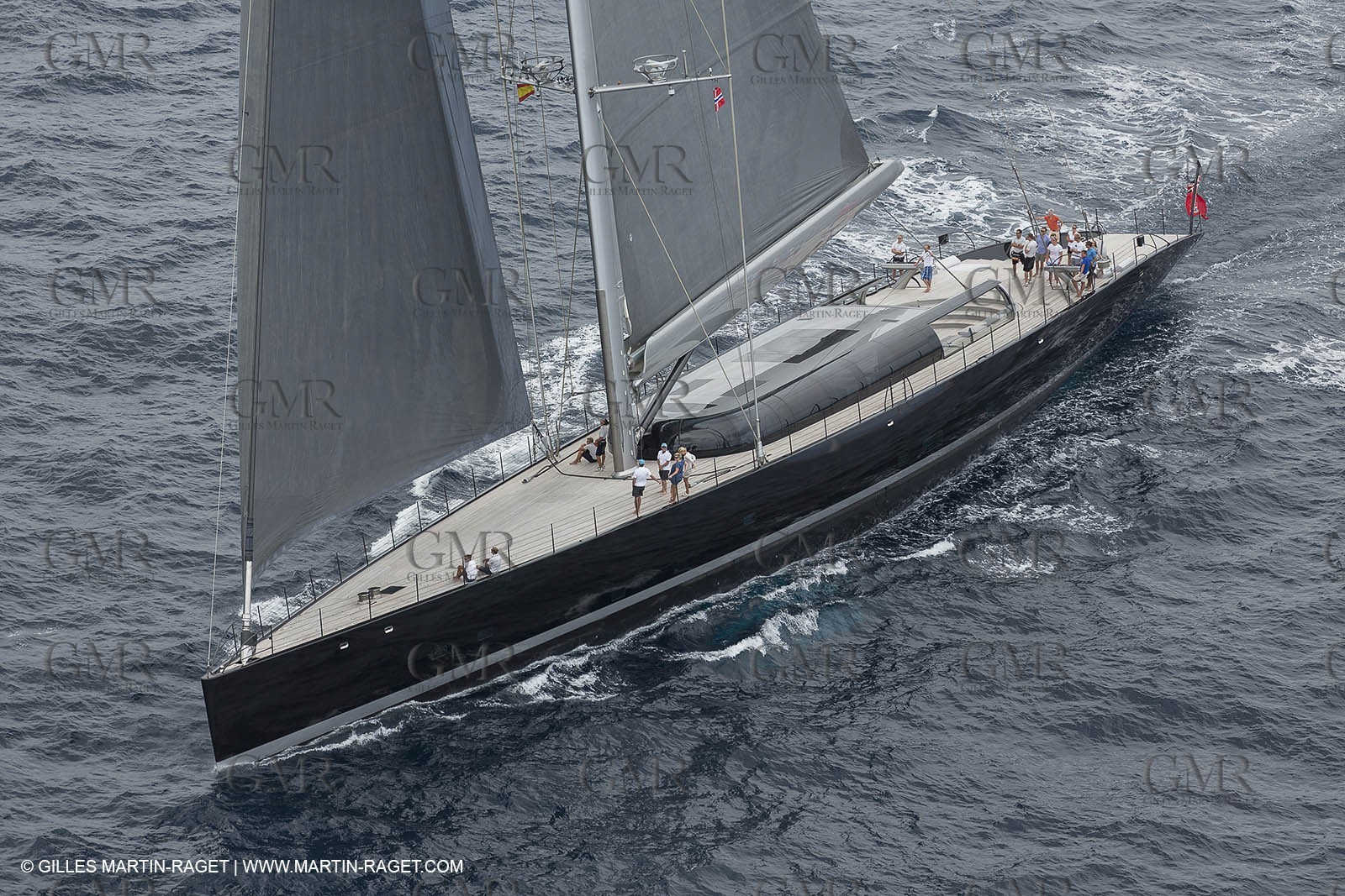 11 10 2014, Alicante (ESP), Volvo Ocean Race 2014-15 start, Super Yacht Aglaia