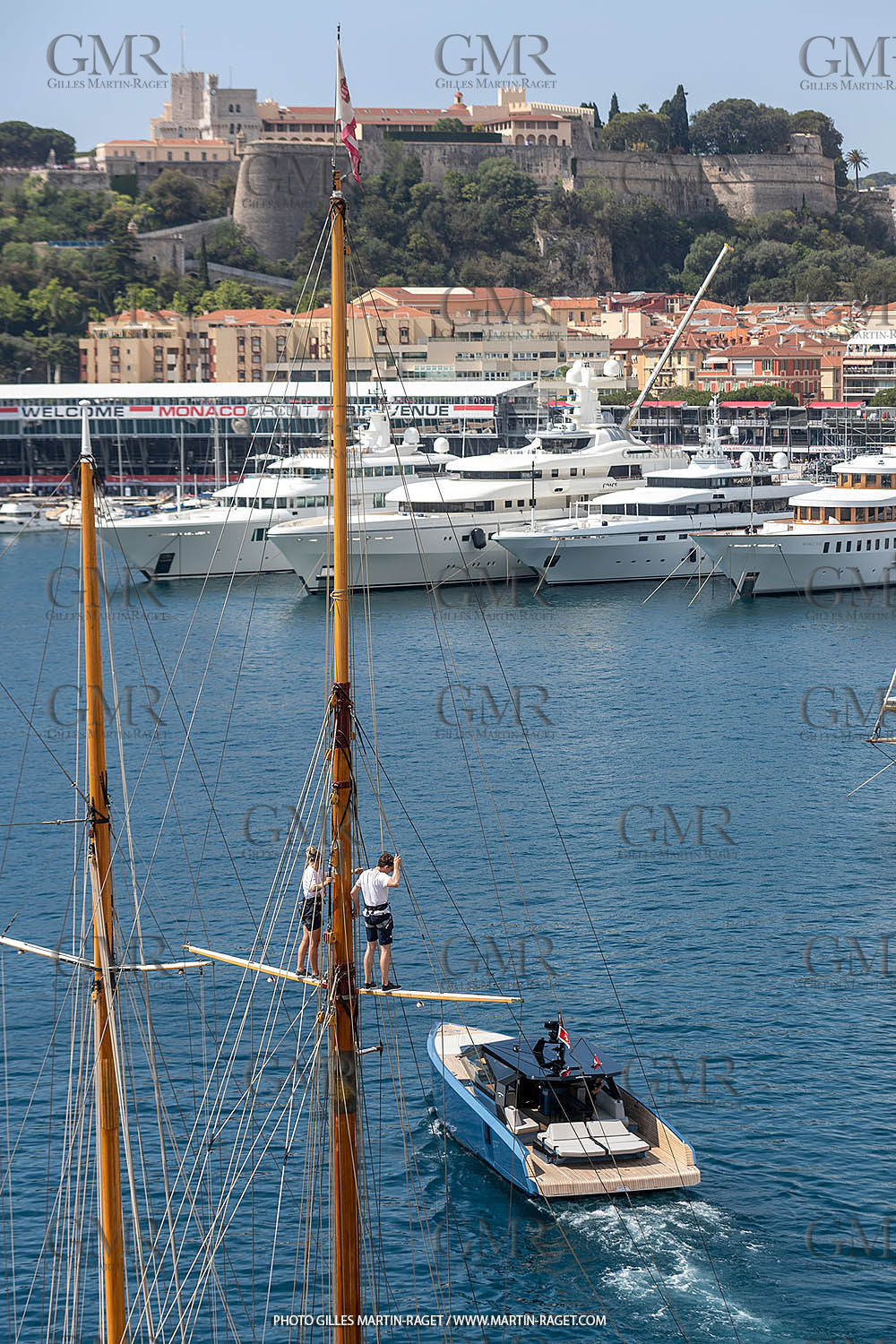 Monaco, 15 05 2022, WallyPower 58 and Ferretti Group  at Grand Prix Historique de Monaco,