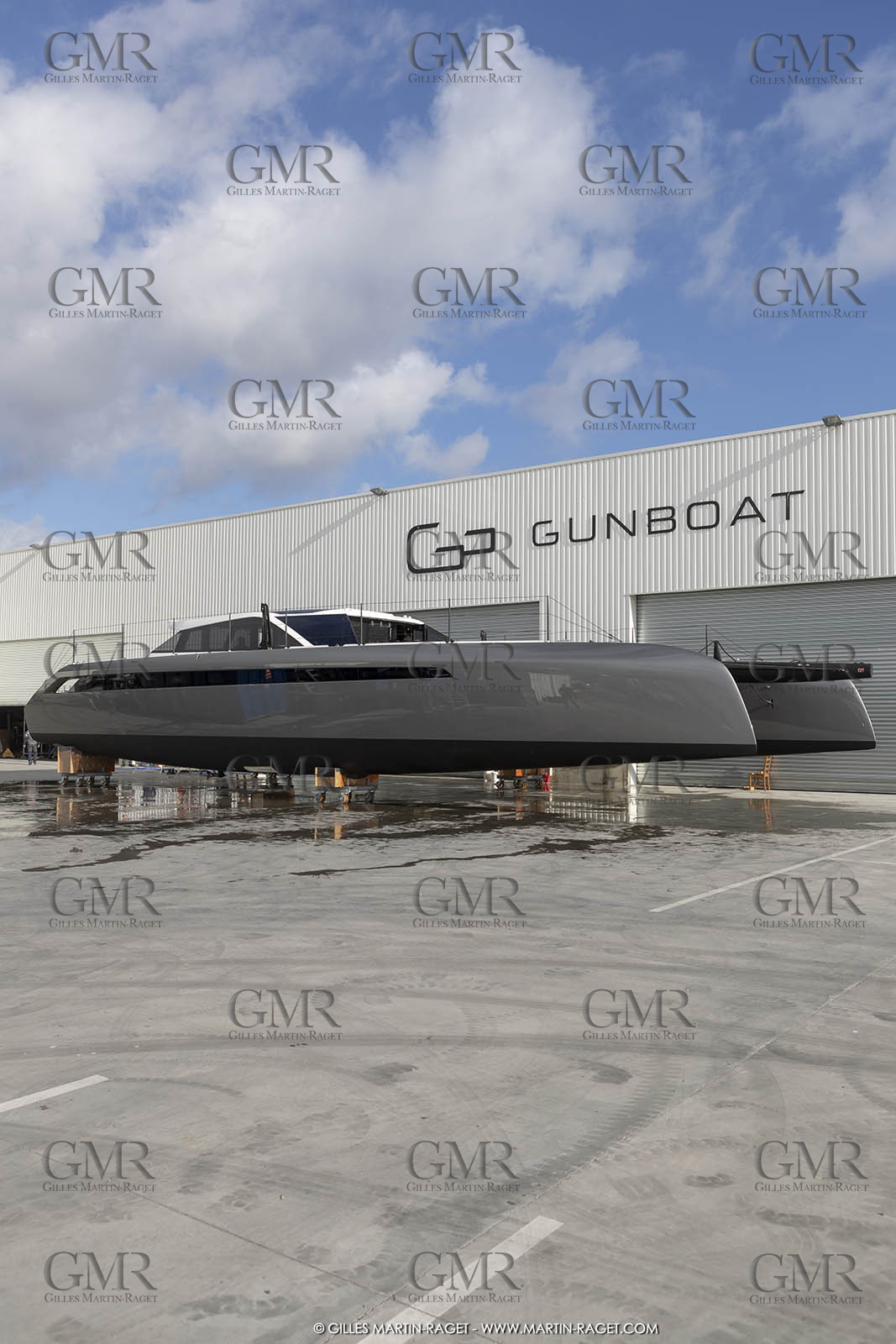 17 01 2018, La Grande Motte (FRA), Gunboat 68  1 launch