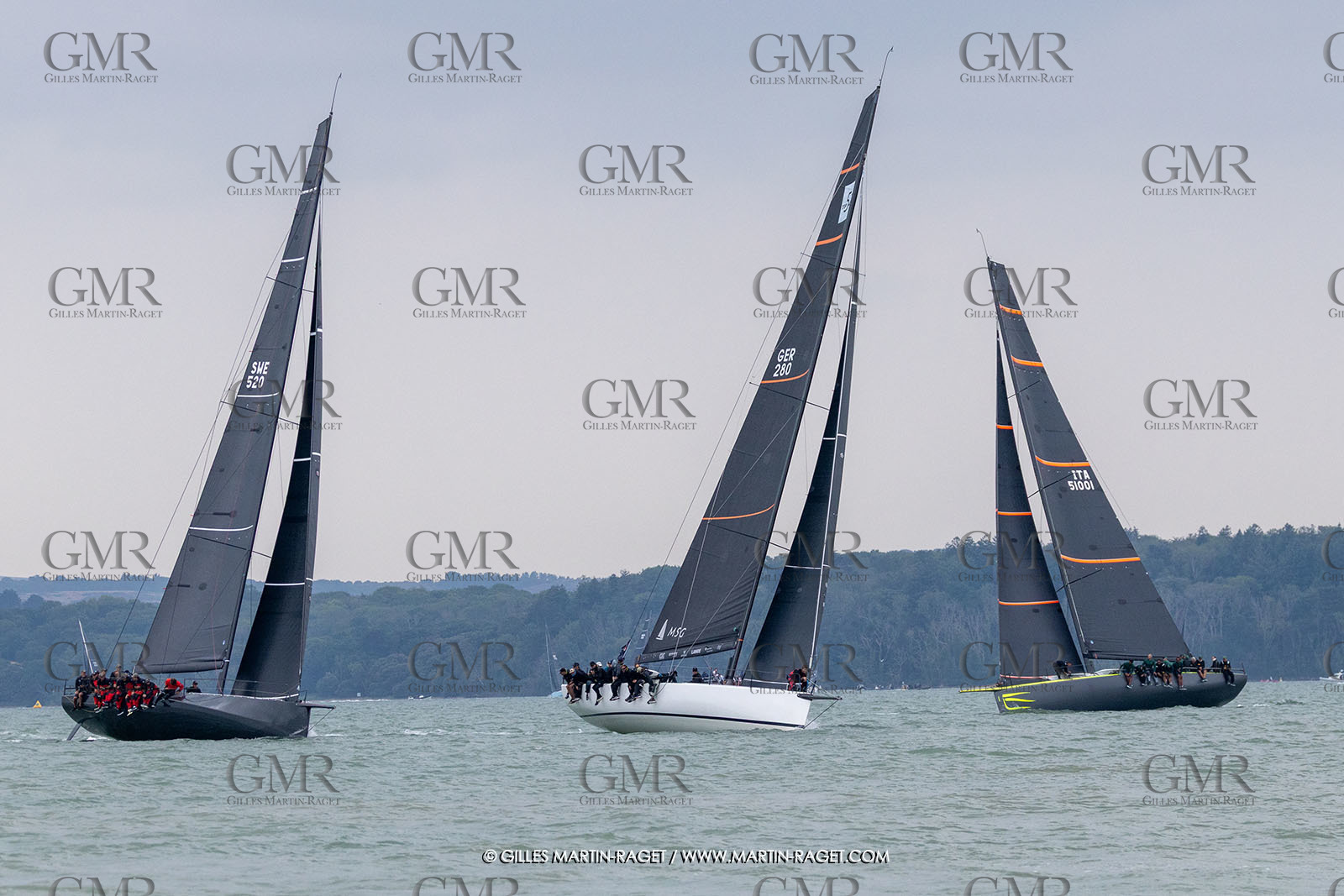 24 07 2025, Cowes (UK, IOW), Admiral's Cup 2025, Inshore races 3 & 4, Django WR51, Yacht Club Costa Smeralda (ITA)