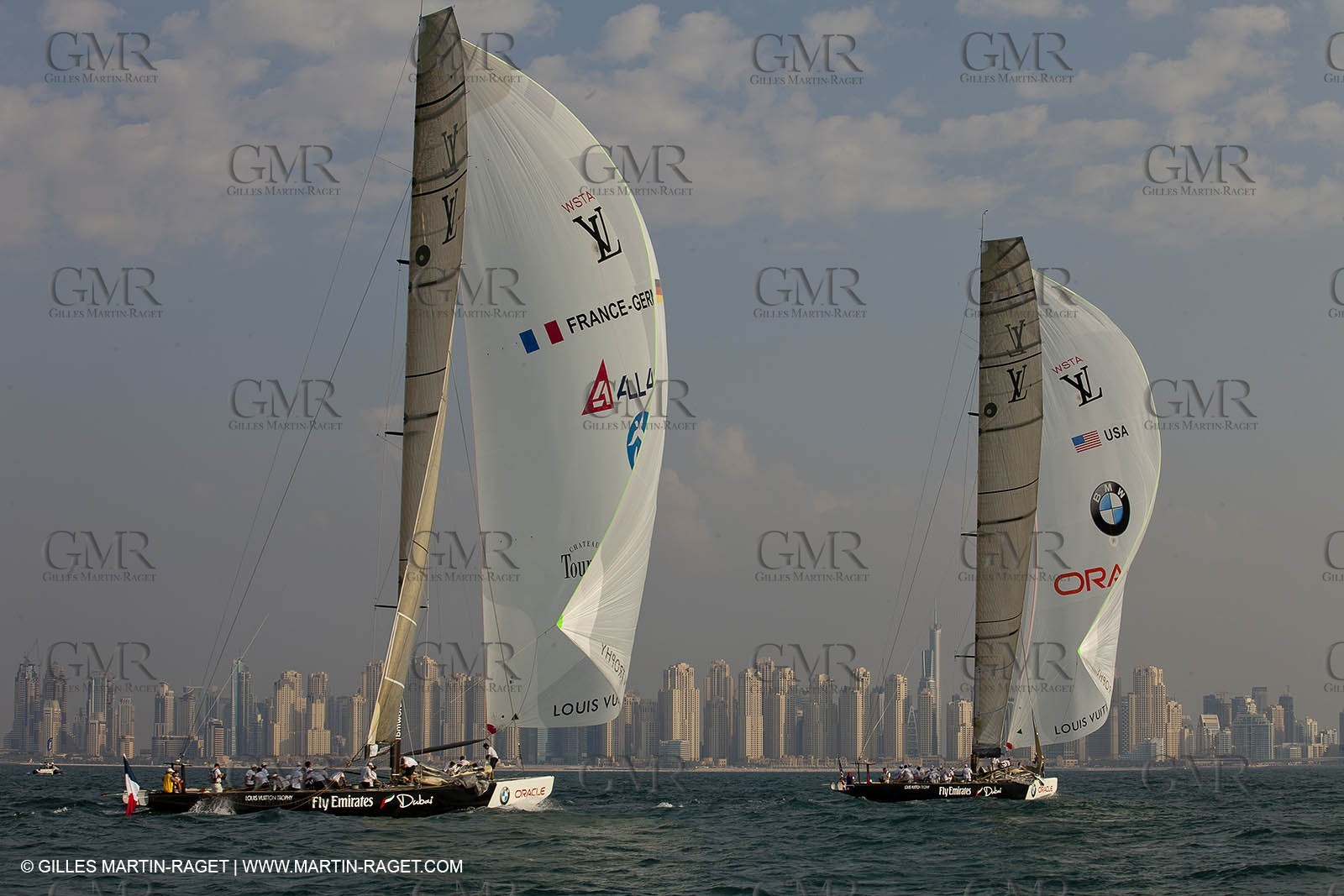 14 11 2010 - Dubai (UAE) - Dubai Louis Vuitton Trophy -  BMW ORACLE Racing - Race Day 1 - Vs All 4 one