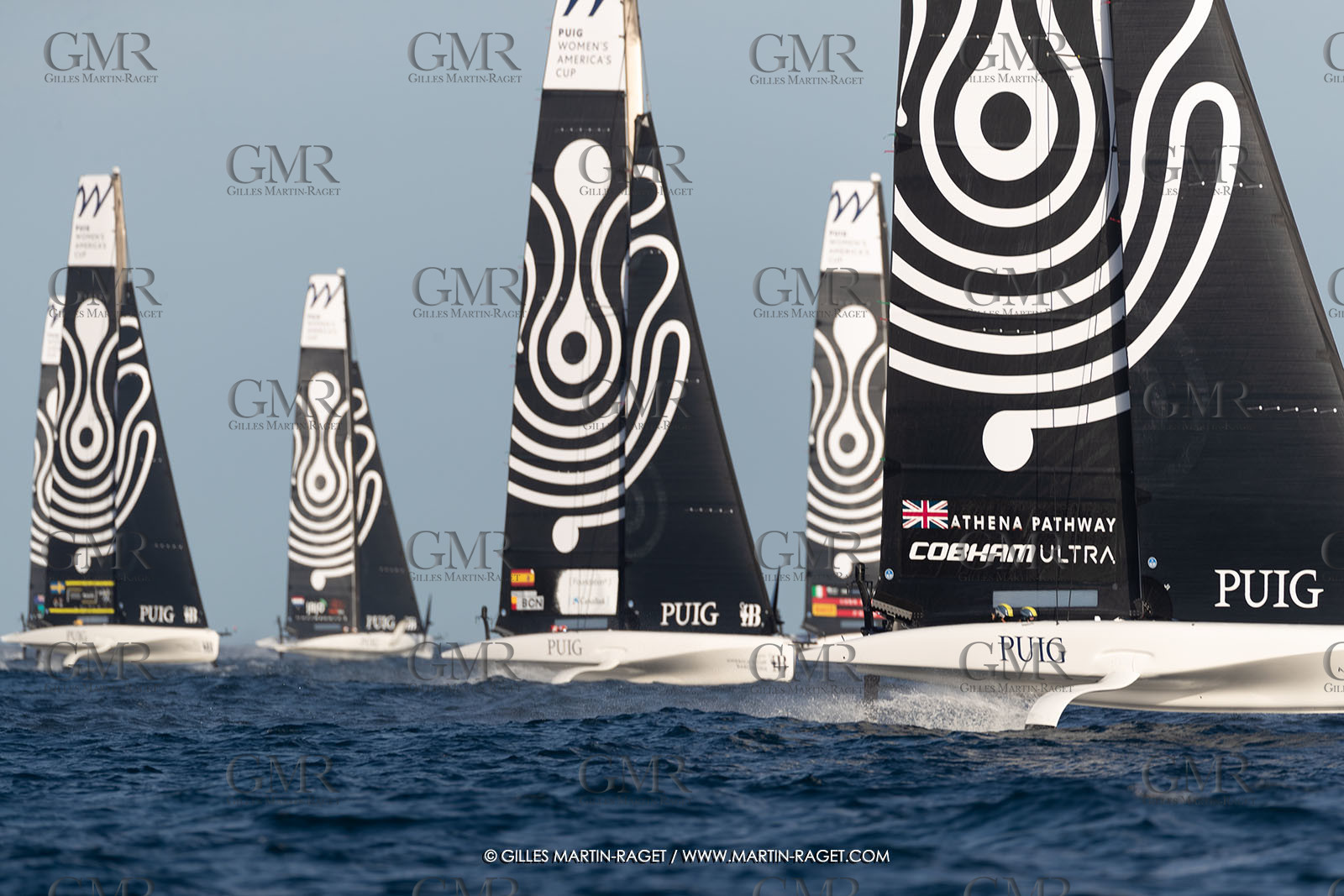 11 10 2024, Barcelona (ESP), Louis Vuitton 37th America's Cup, Puig Women America's Cup, semi finals