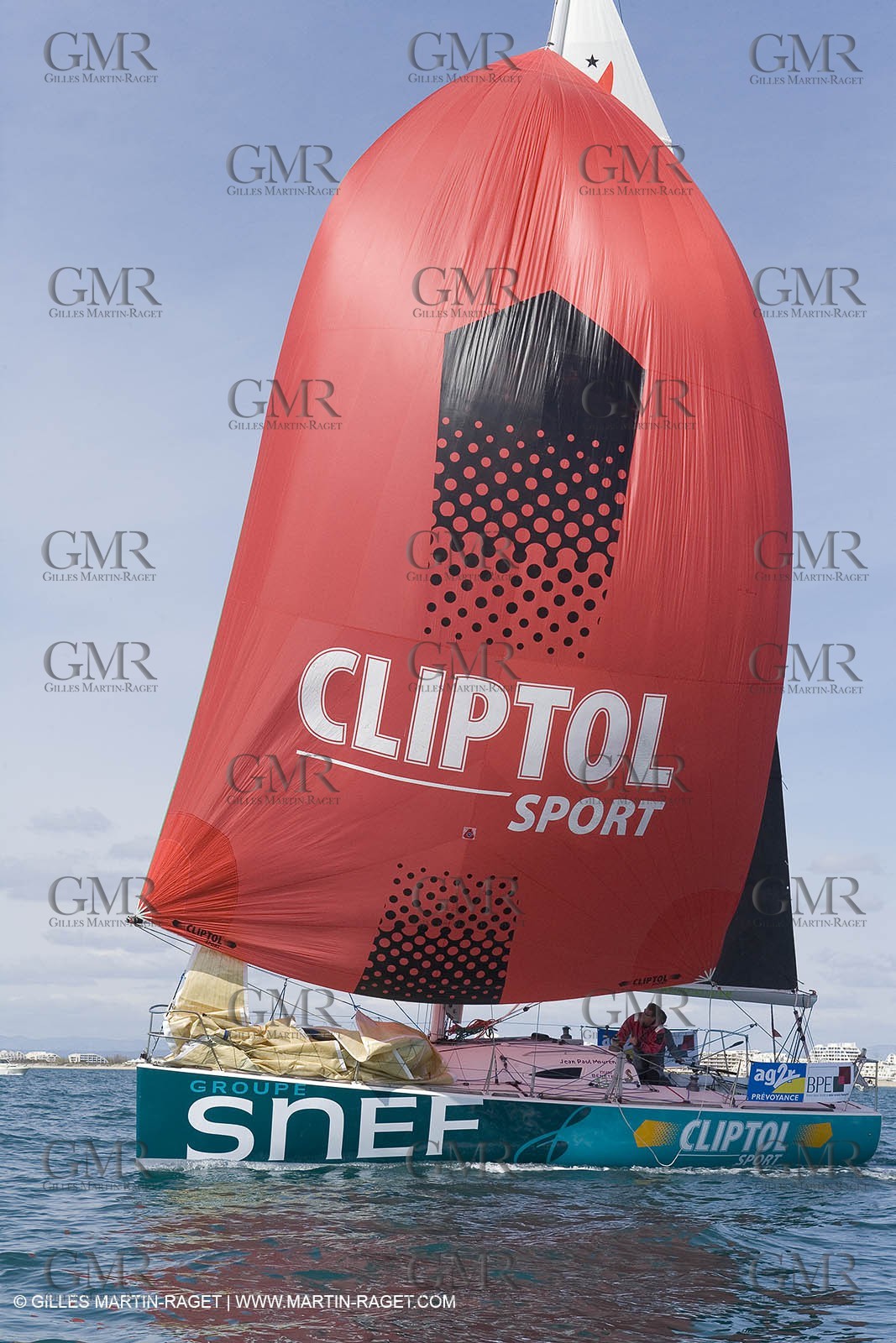 27 03 08- La Grande Motte- (FRA,34) Transat AG2R 2008- Jean-Paul Mouren- Laurent Pellecuer