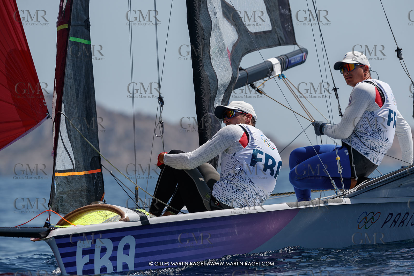 25 07 2024, Marseille (FRA), Paris 2024 Olympic Games, Sailing, Free trainings