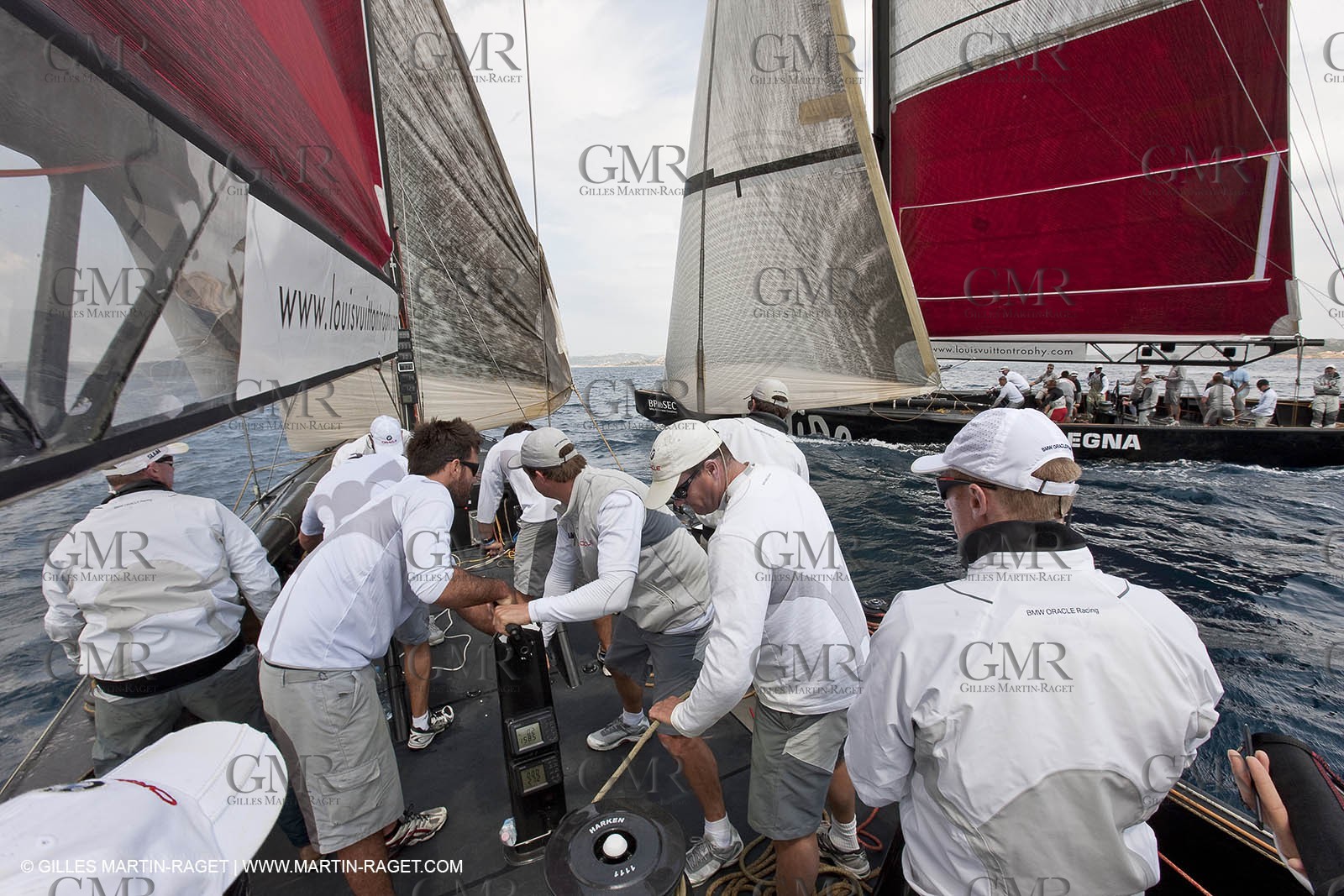 19 05 2010 - La Maddalena (ITA, Sardinia) Louis Vuitton Trophy - BMW ORACLE Racing - Training