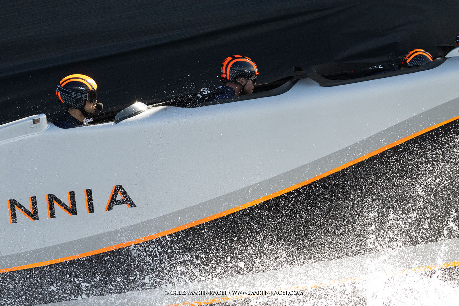 16 10 2024, Barcelona (ESP), Louis Vuitton 37th America's Cup, Final Match, Race Day 4, Warm up Race 5