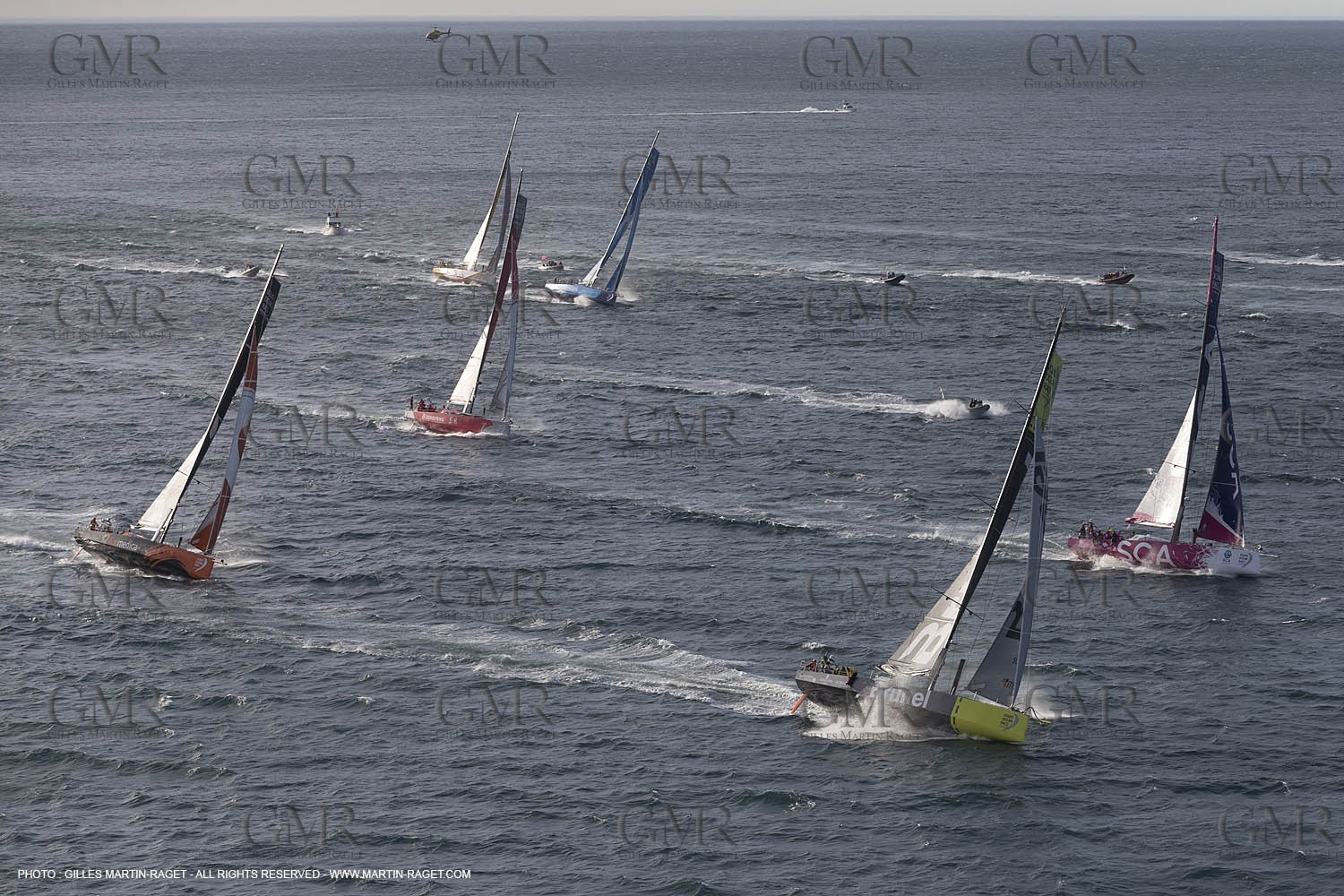 19 11 2014, Cape Town (ZAF), Volvo Ocean Race 2014-15, Team Alvimedica, Start Leg 2